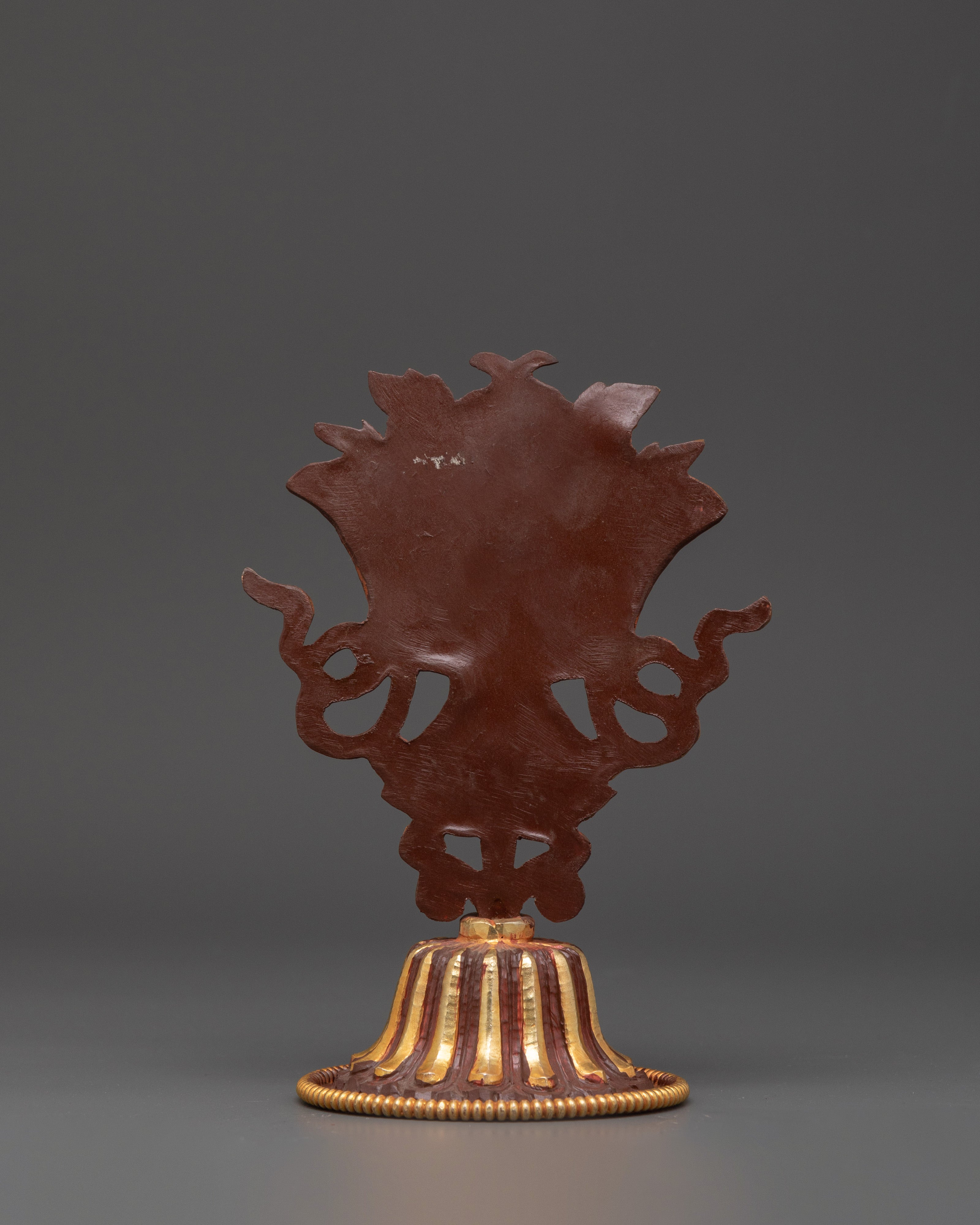 Tibetan Copper 8 Auspicious Symbols | Sacred Tibetan Symbols for Blessings and Protection