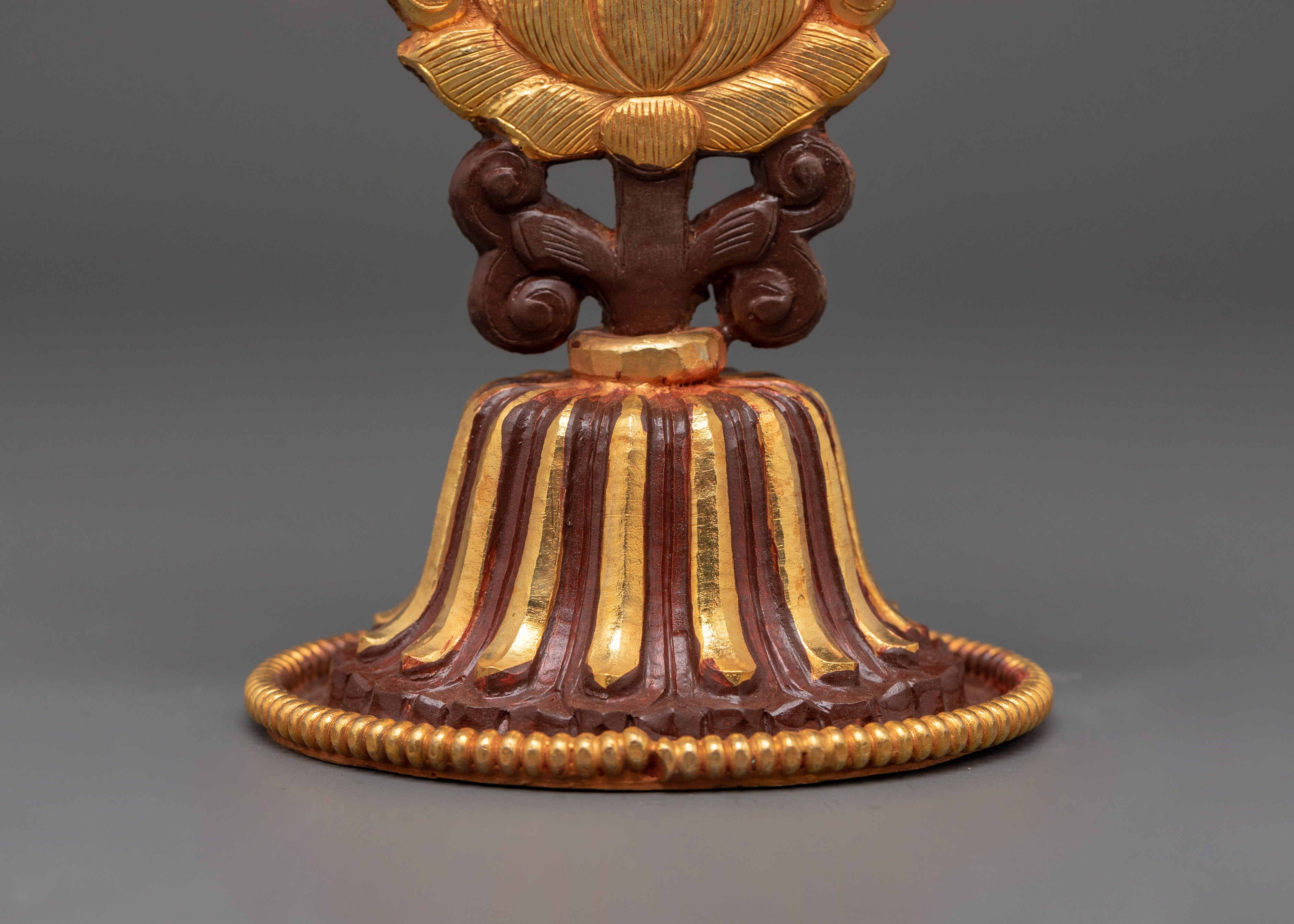 Tibetan Copper 8 Auspicious Symbols | Sacred Tibetan Symbols for Blessings and Protection