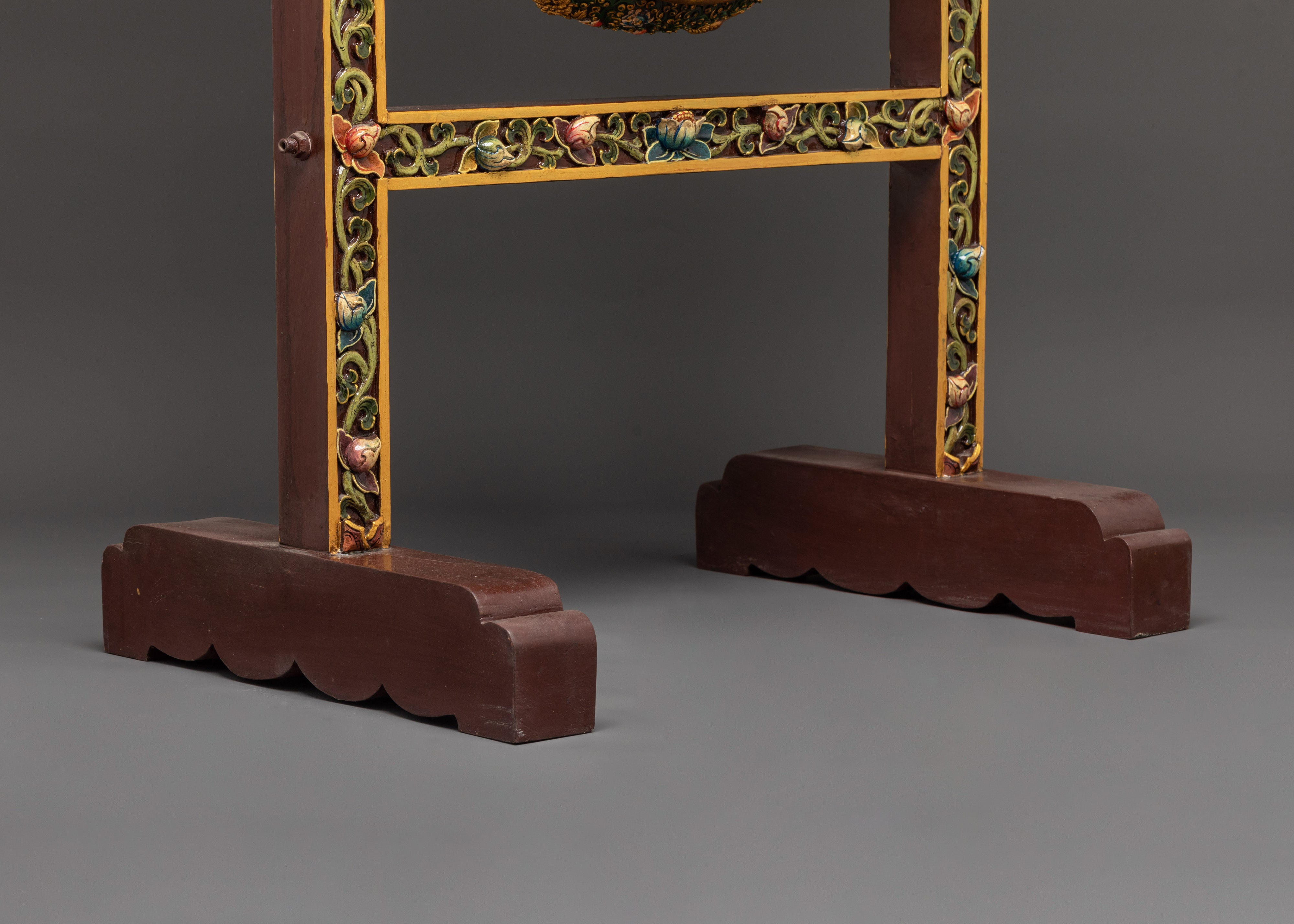 Handcrafted Tibetan Ritual Dhangro Drum | for Ceremonial & Sound Healing Use