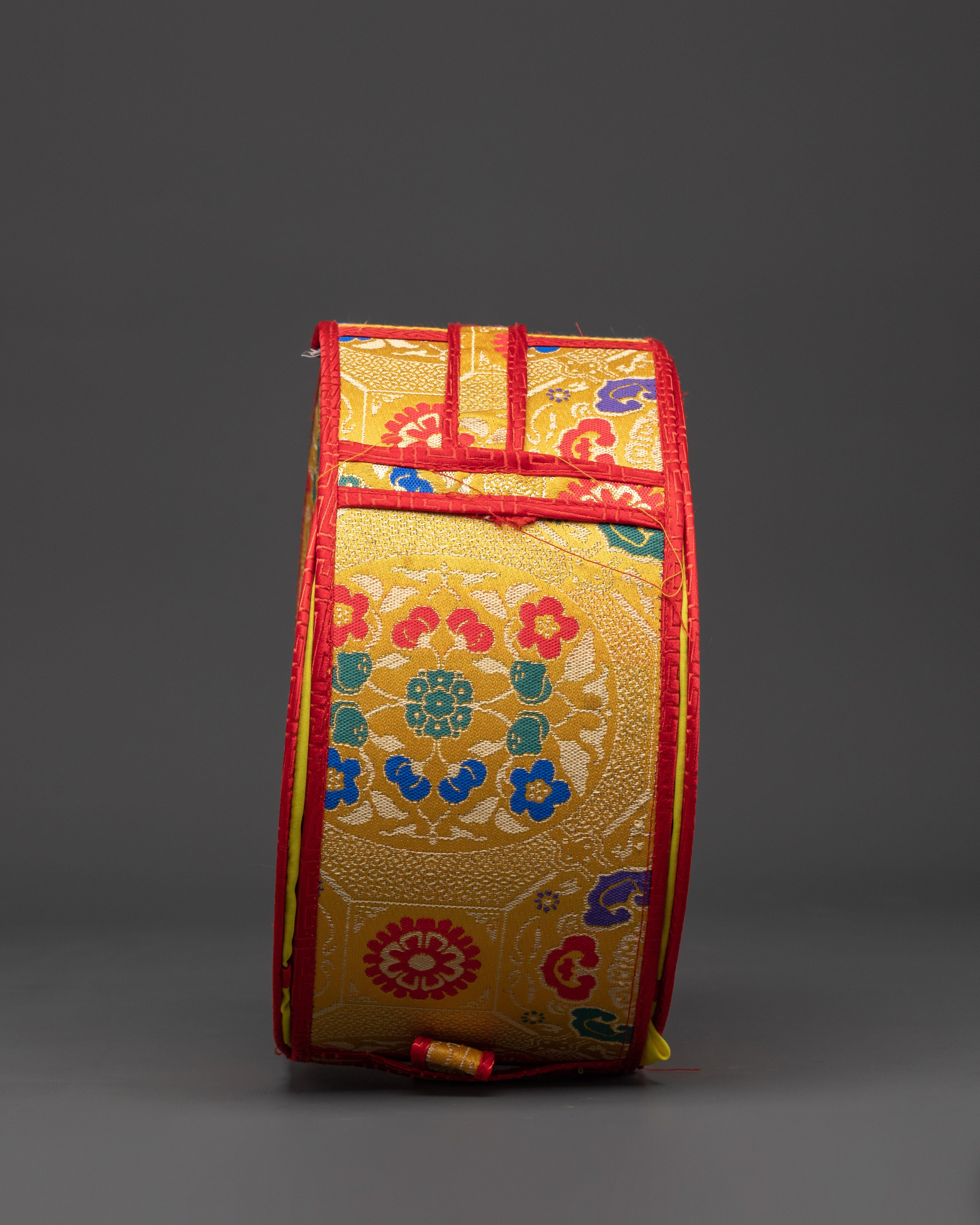 Wooden Ritual Damaru | Tibetan Sacred Drum for Rituals and Meditation