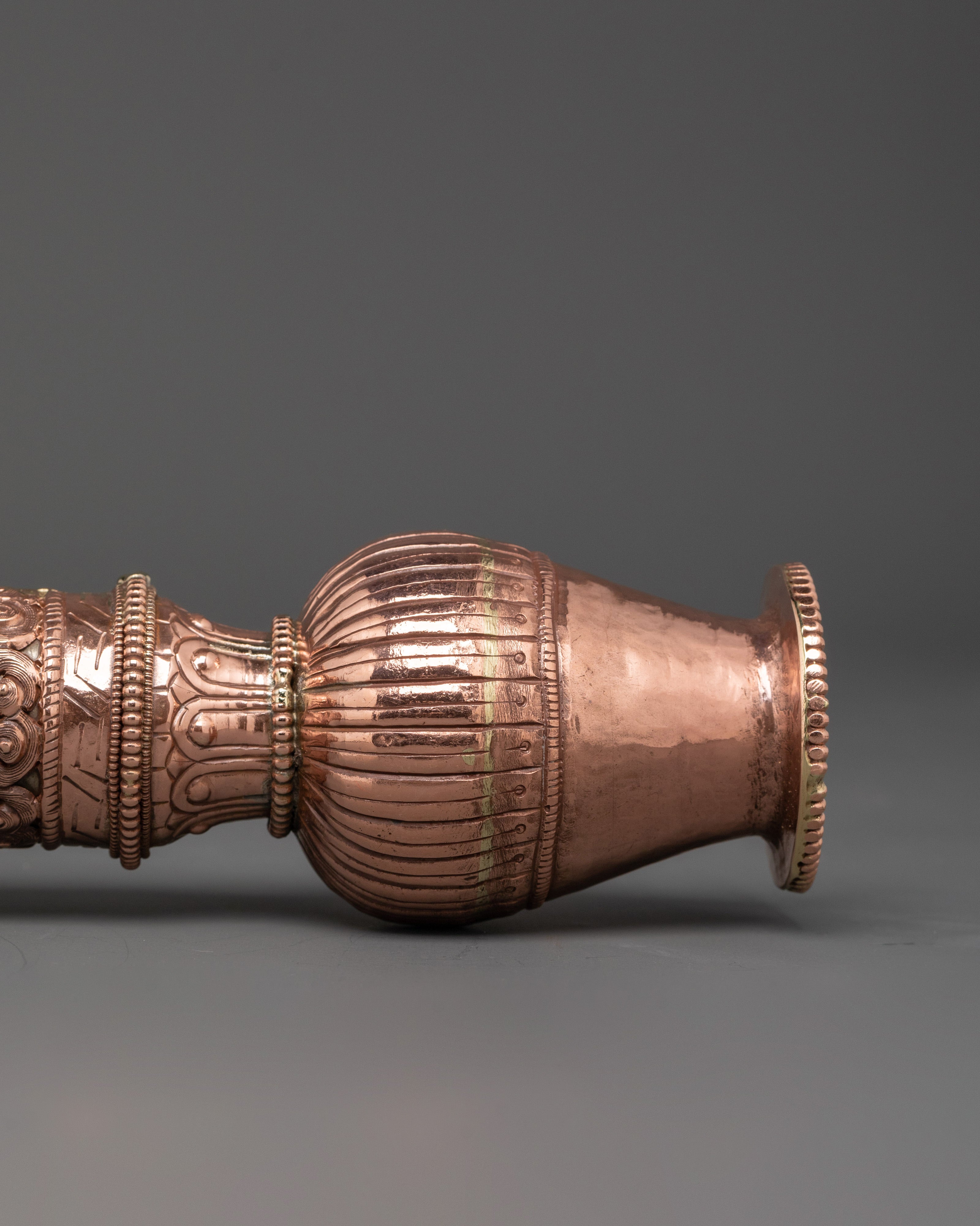 Handcrafted Tibetan Copper Incense Holder | for Meditation and Rituals