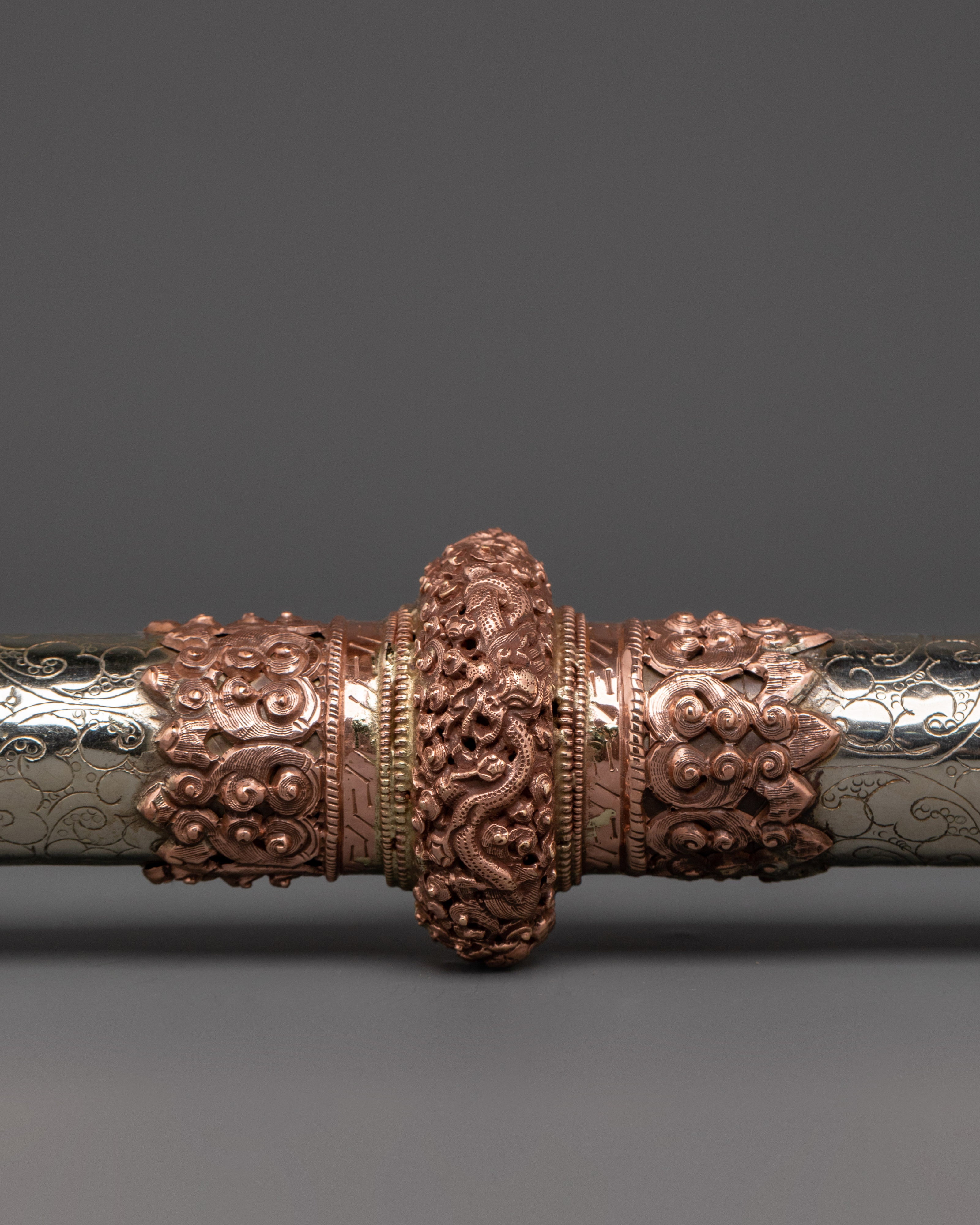Handcrafted Tibetan Copper Incense Holder | for Meditation and Rituals