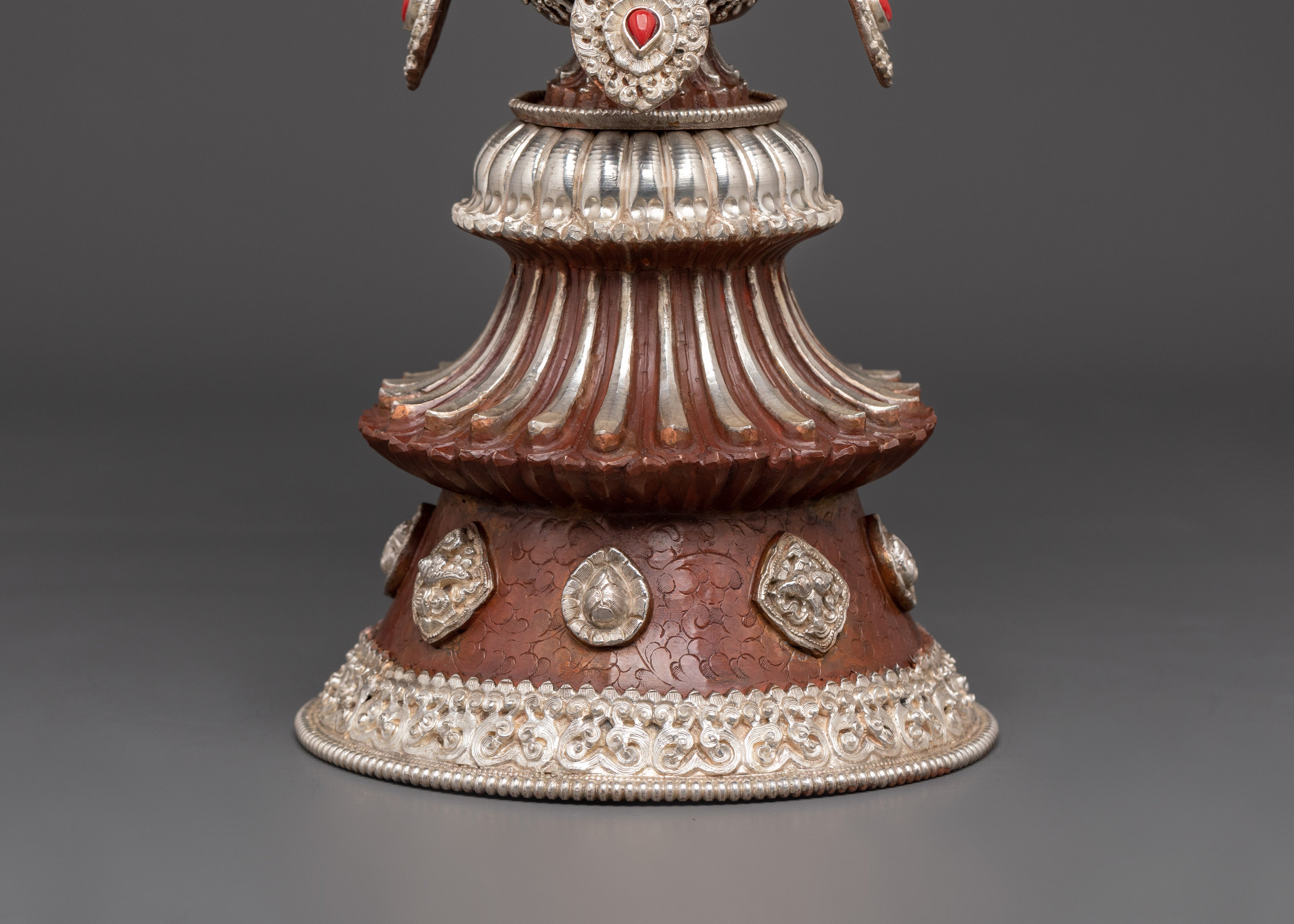 Religious Offering Butter Lamp Set | Handcrafted Tibetan Spiritual Altar Decor