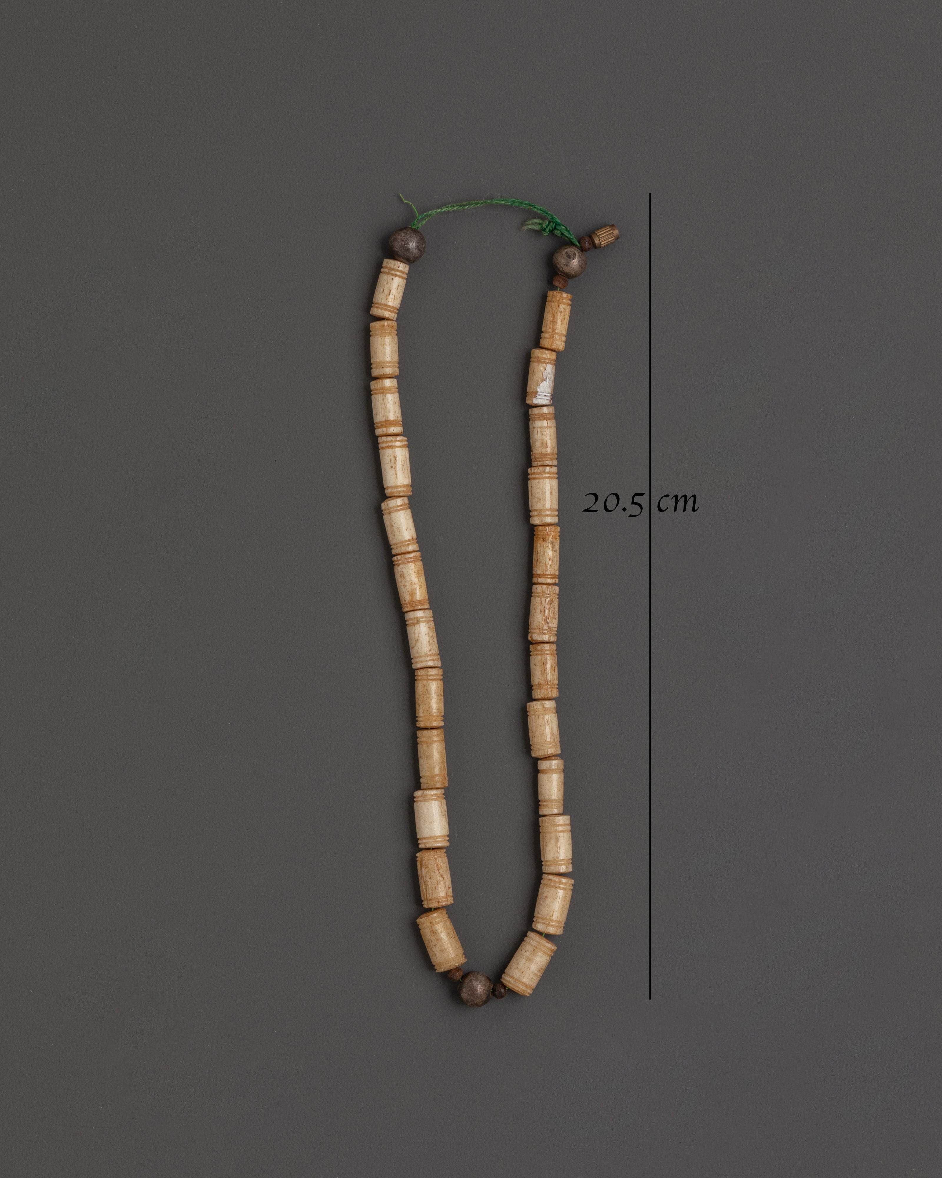 Buddhist Ritual Yak Bone Mala | Handcrafted for Meditation and Prayer