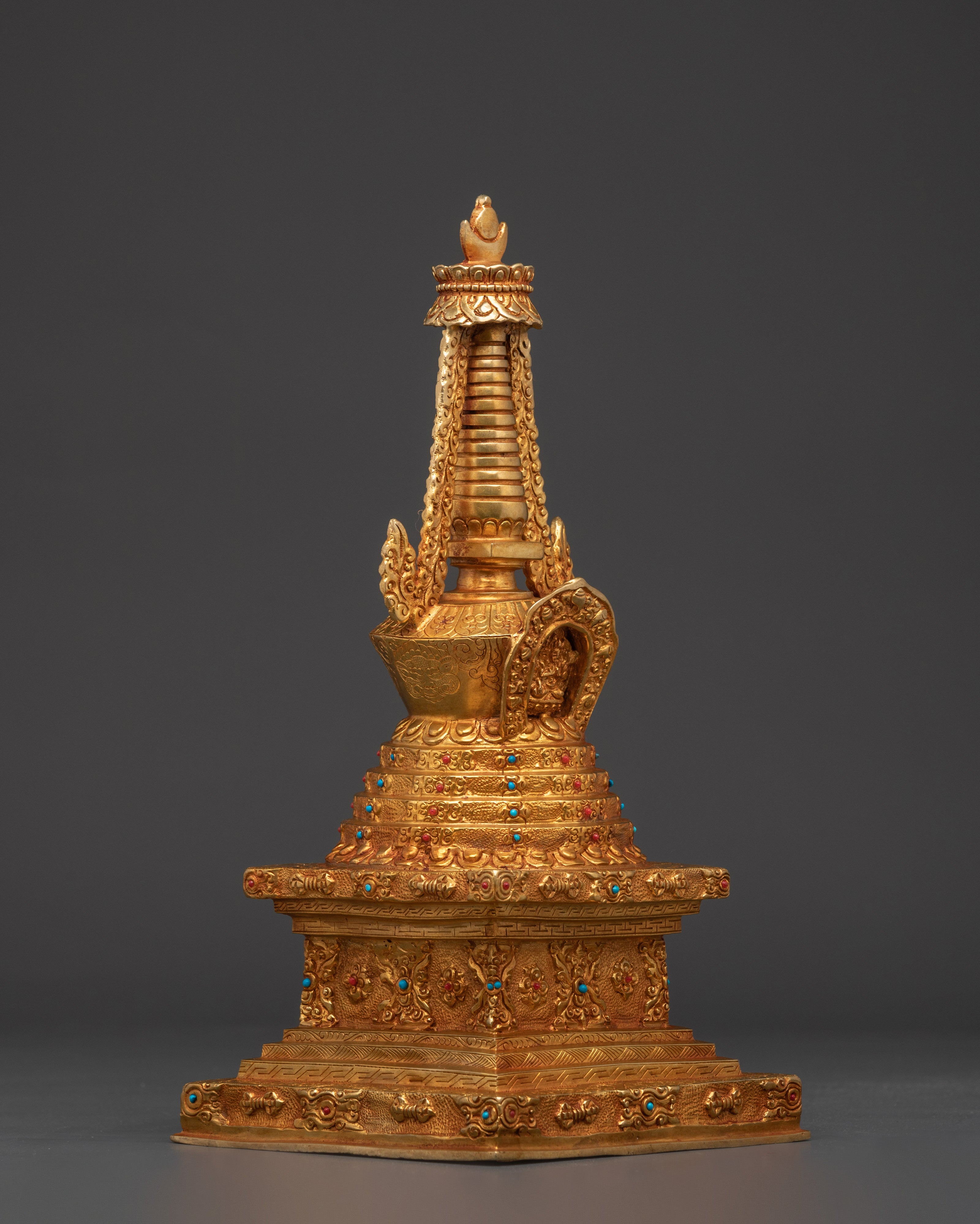 Handmade Spiritual Shrine Stupa | Symbol of Protection and Harmony