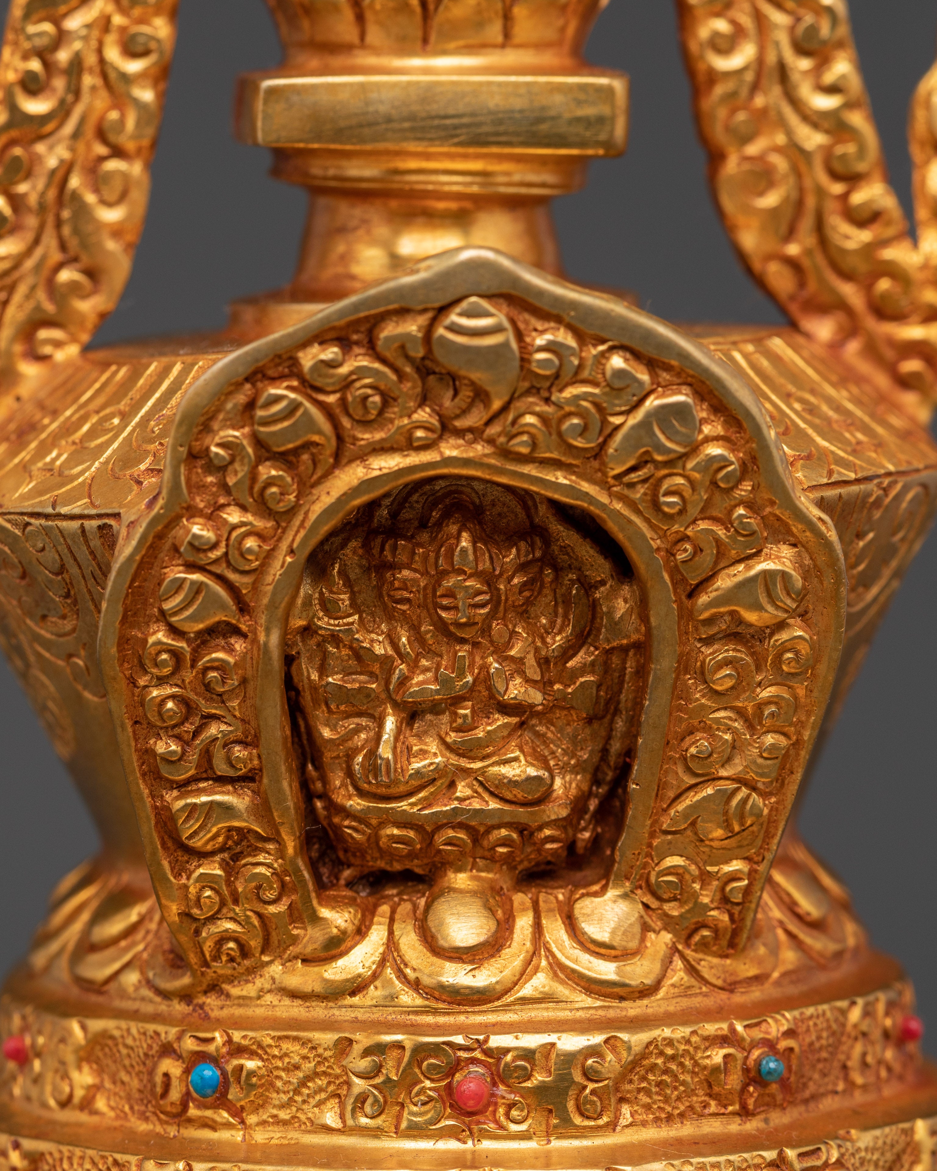 Handmade Spiritual Shrine Stupa | Symbol of Protection and Harmony