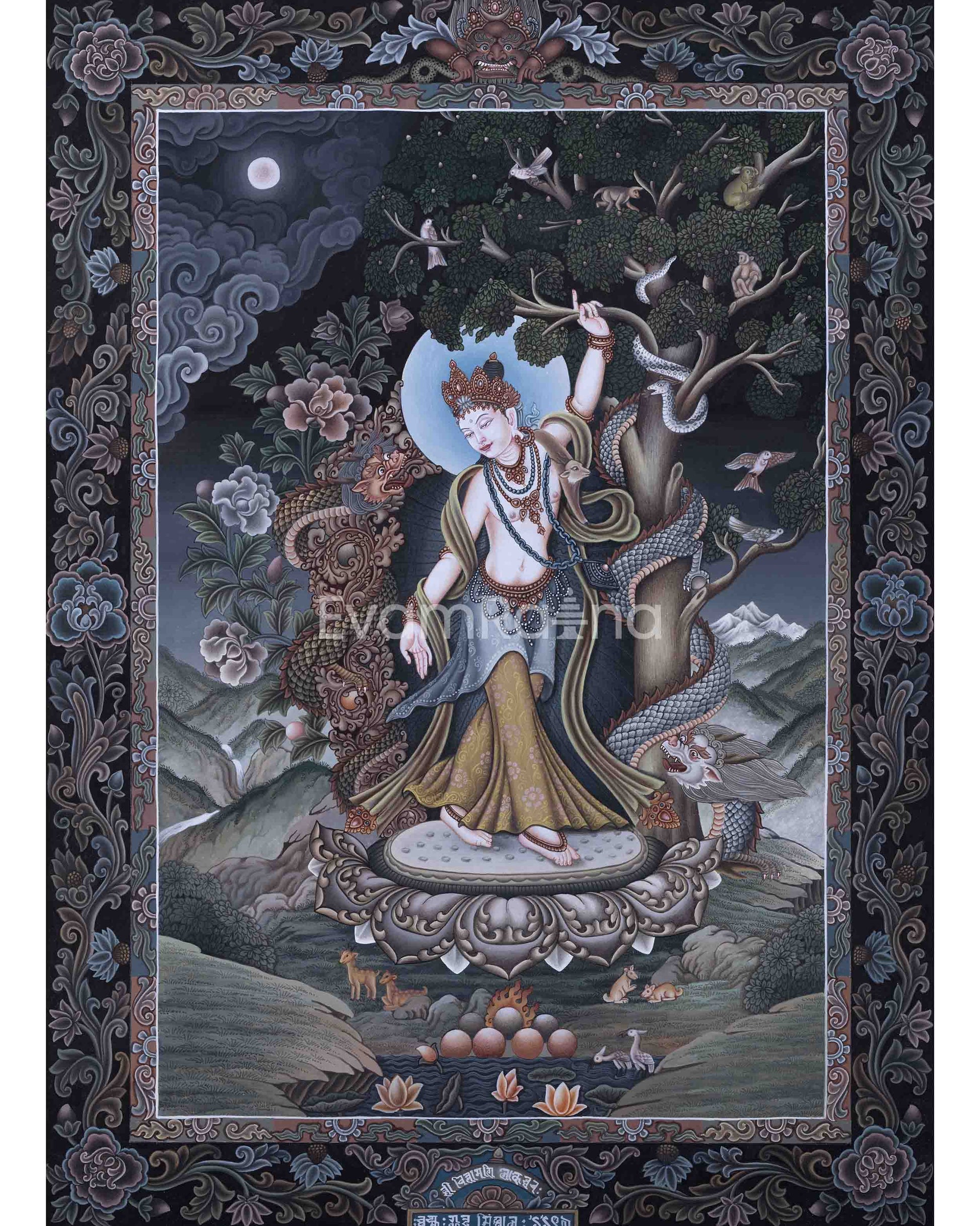 Arya Avalokiteshvara Digital Pauba Print