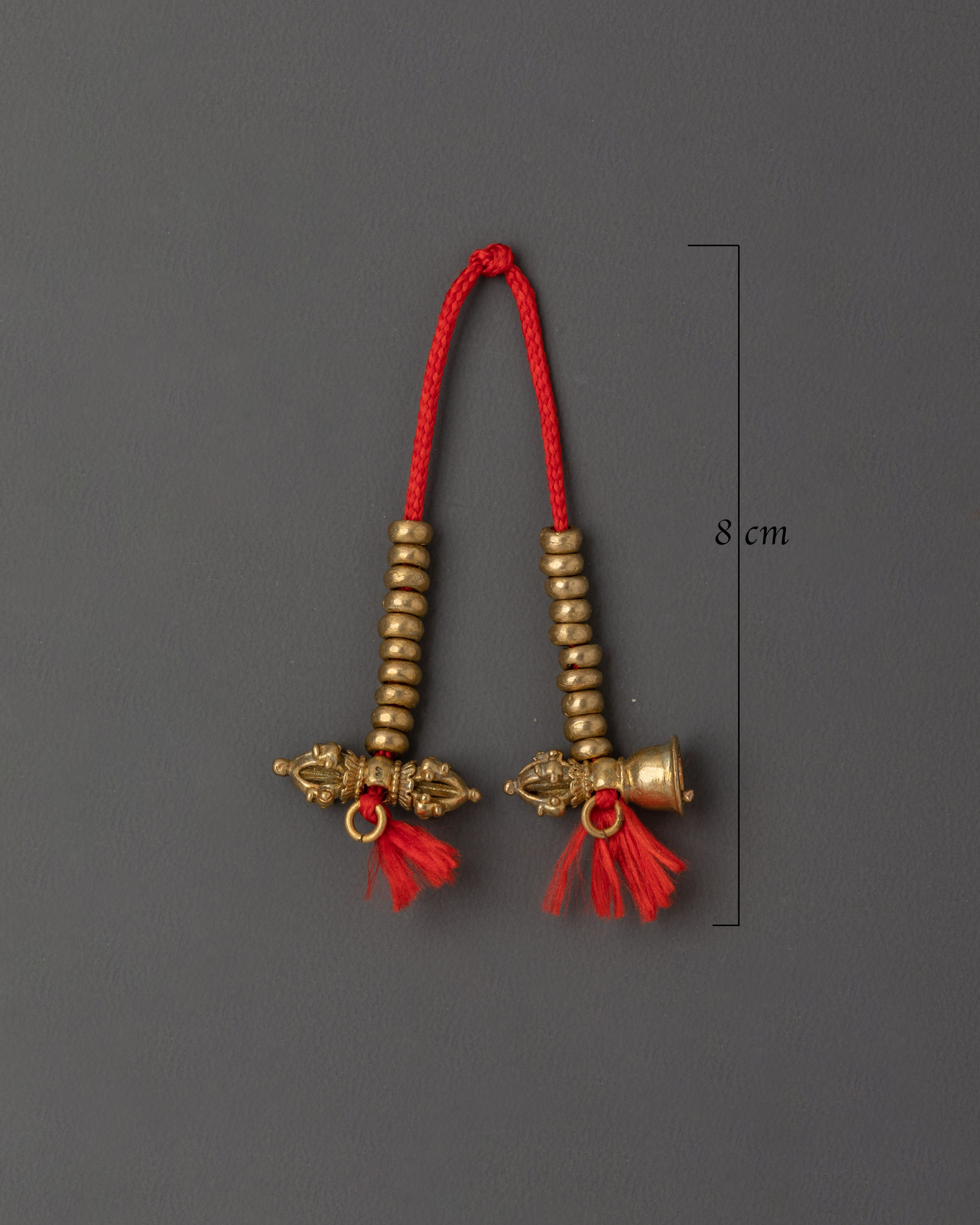 Handcrafted Colorful Tibetan Chupsel Pendant with Five Element Metals