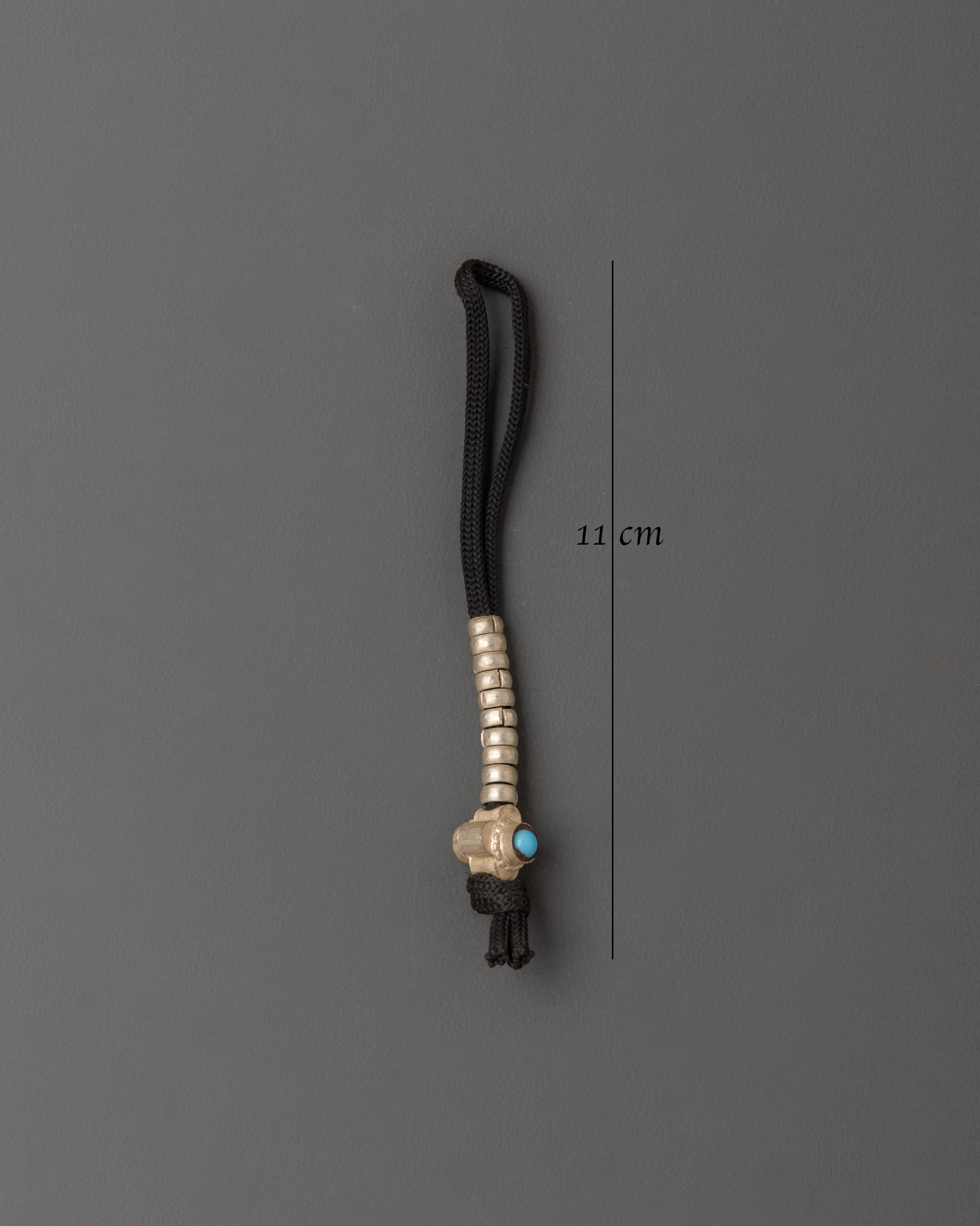 Tibetan White Metal Chupsel | for Spiritual and Healing Practices