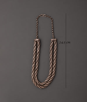 Snake Design Necklace in Silver | Bold Statement Jewelry