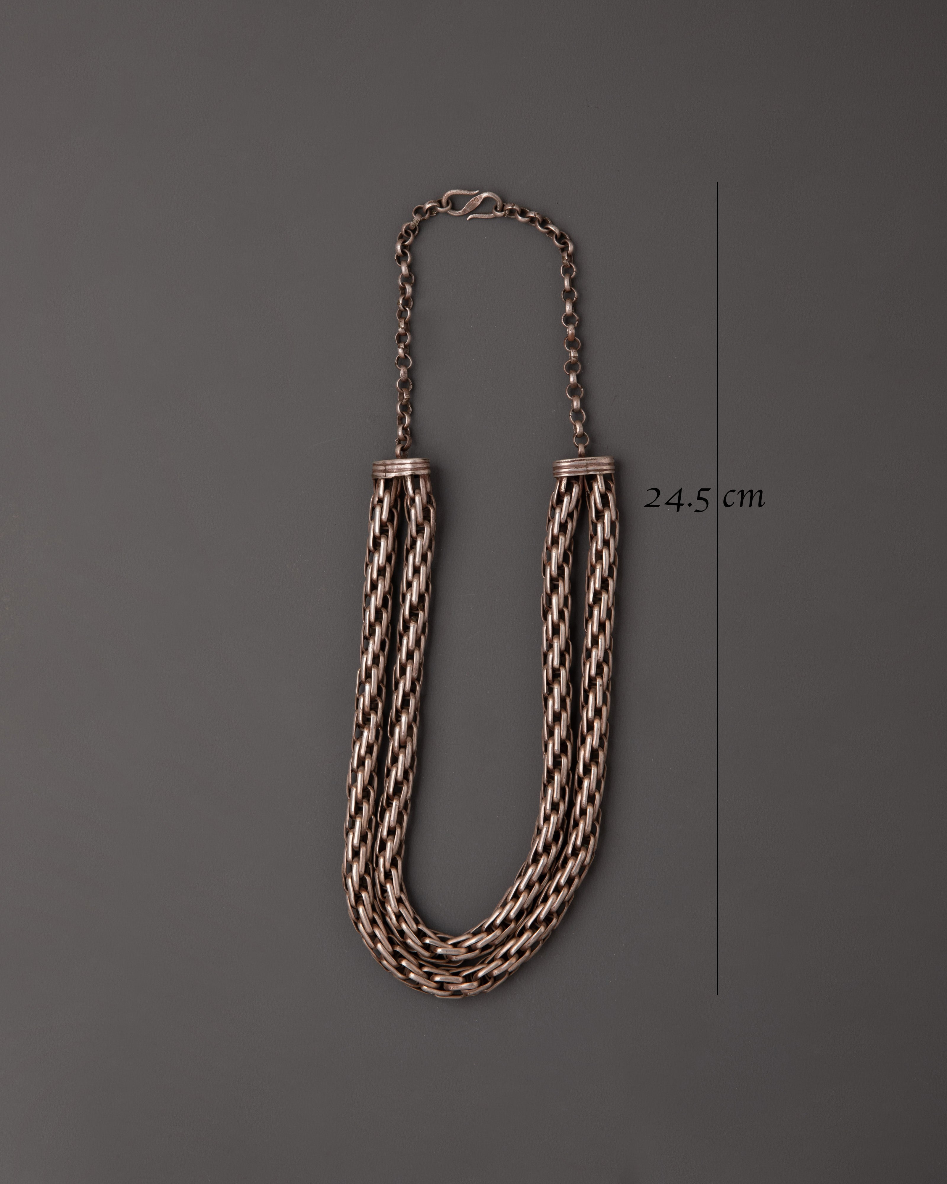 Snake Design Necklace in Silver | Bold Statement Jewelry