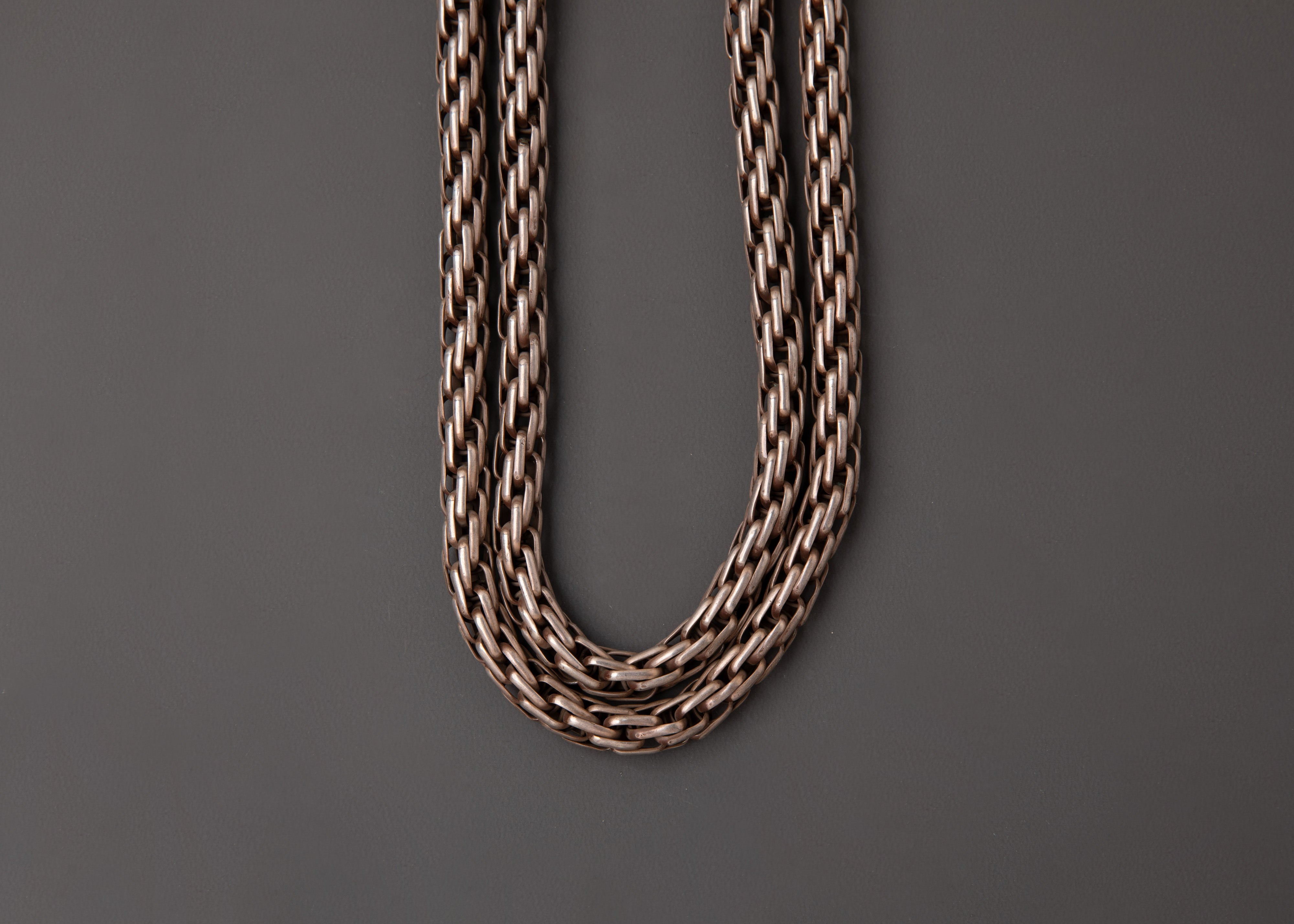 Snake Design Necklace in Silver | Bold Statement Jewelry
