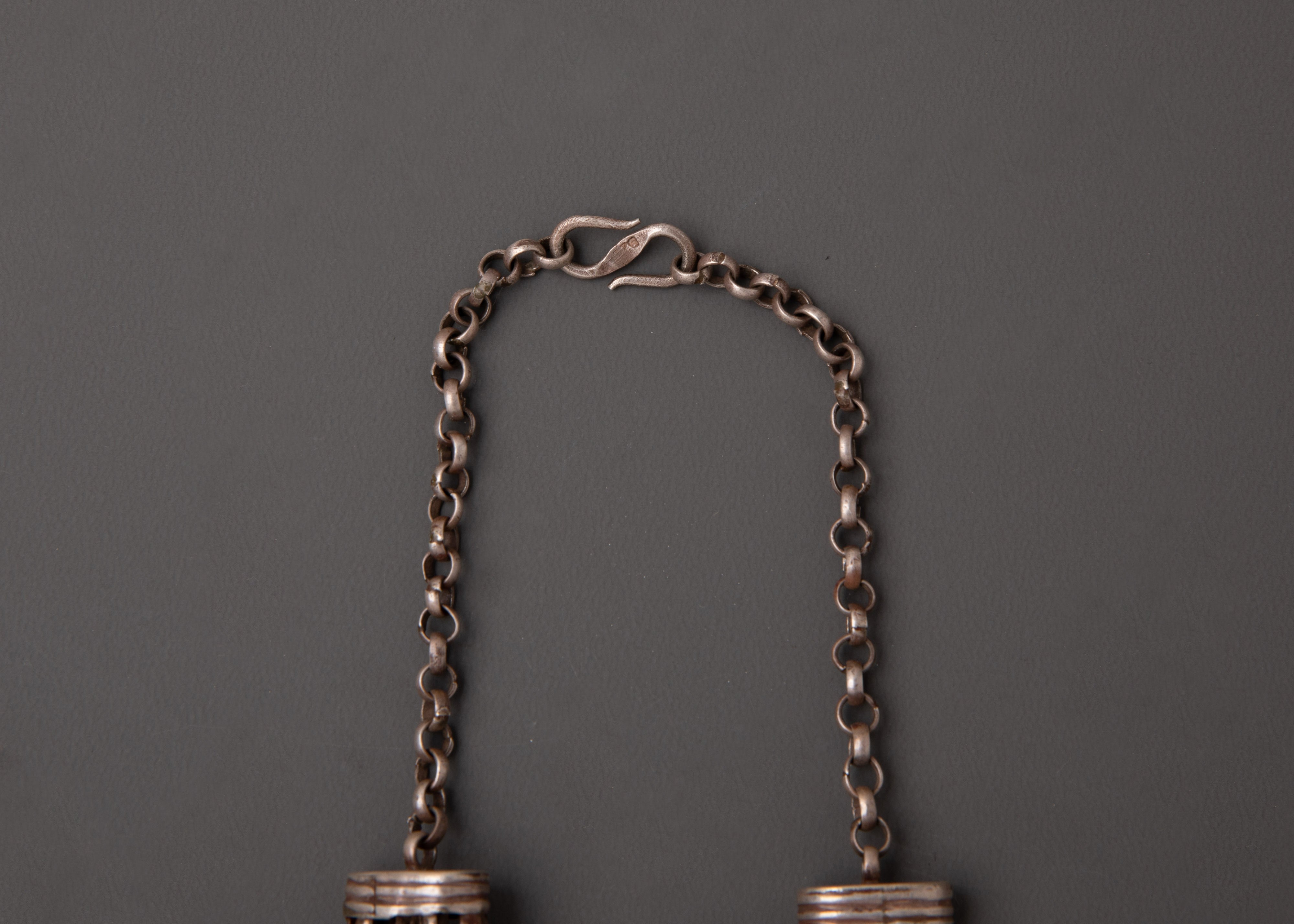 Snake Design Necklace in Silver | Bold Statement Jewelry