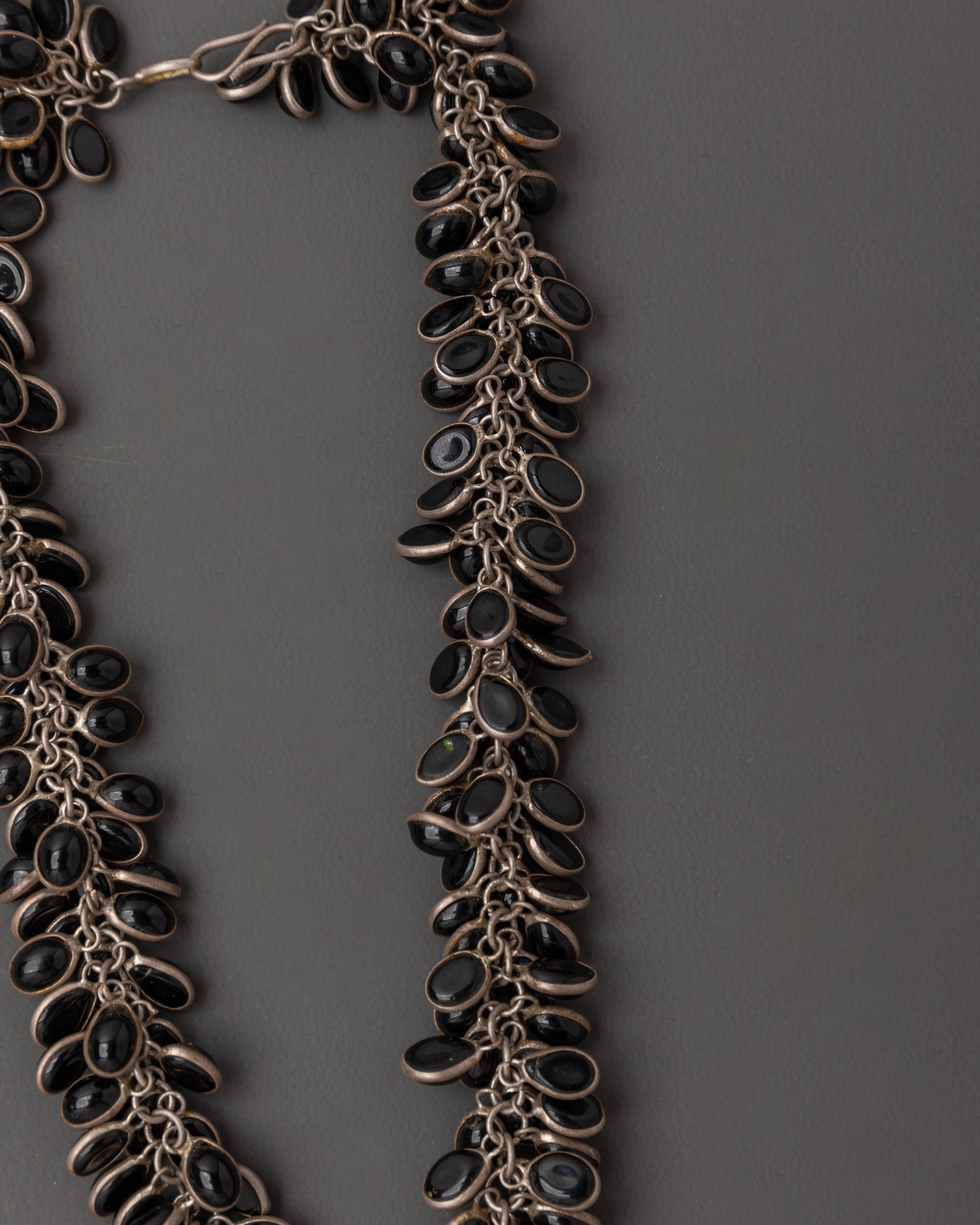 Black Onyx Necklace with Silver | Powerful Protection Stone Jewelry