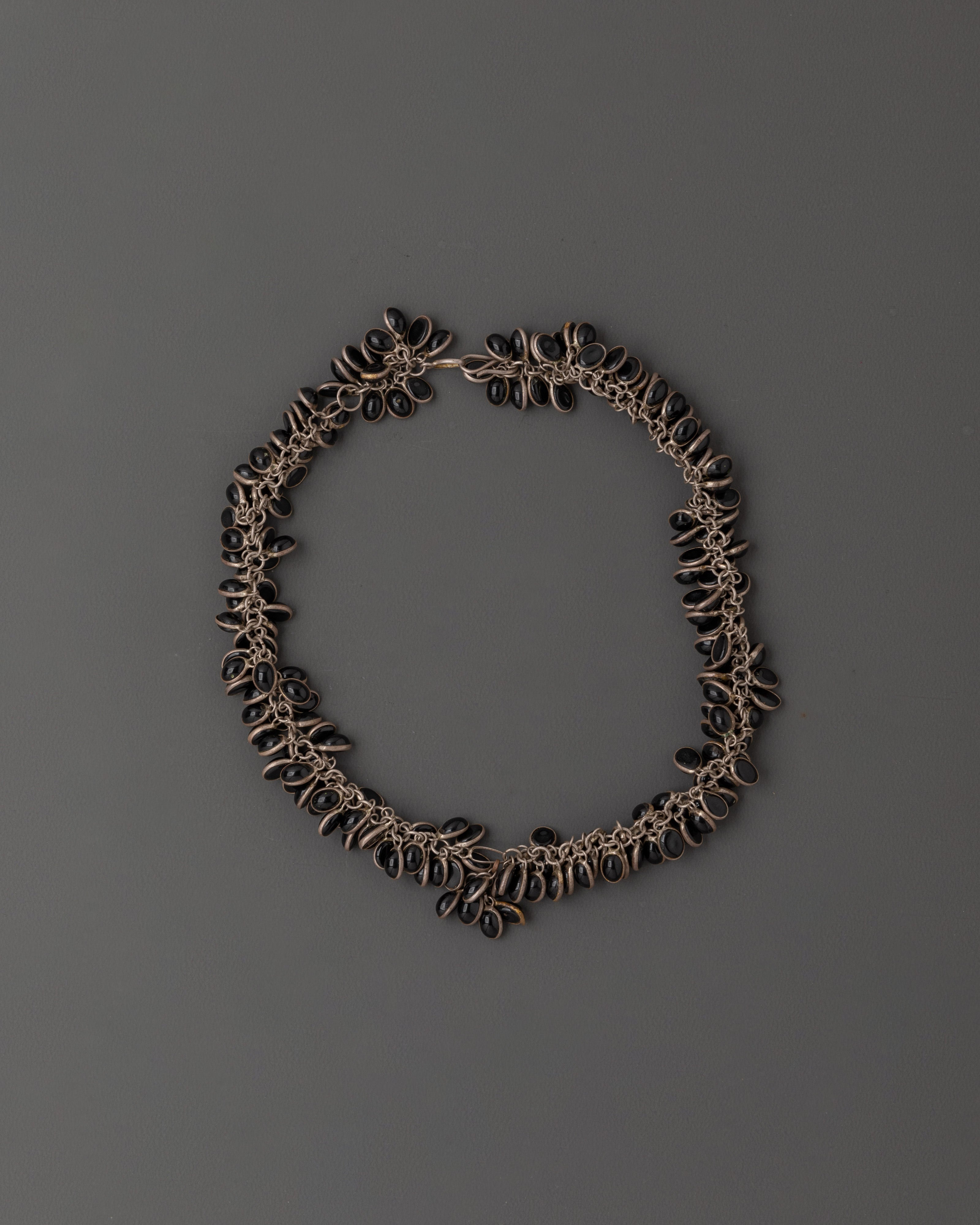 Black Onyx Necklace with Silver | Powerful Protection Stone Jewelry