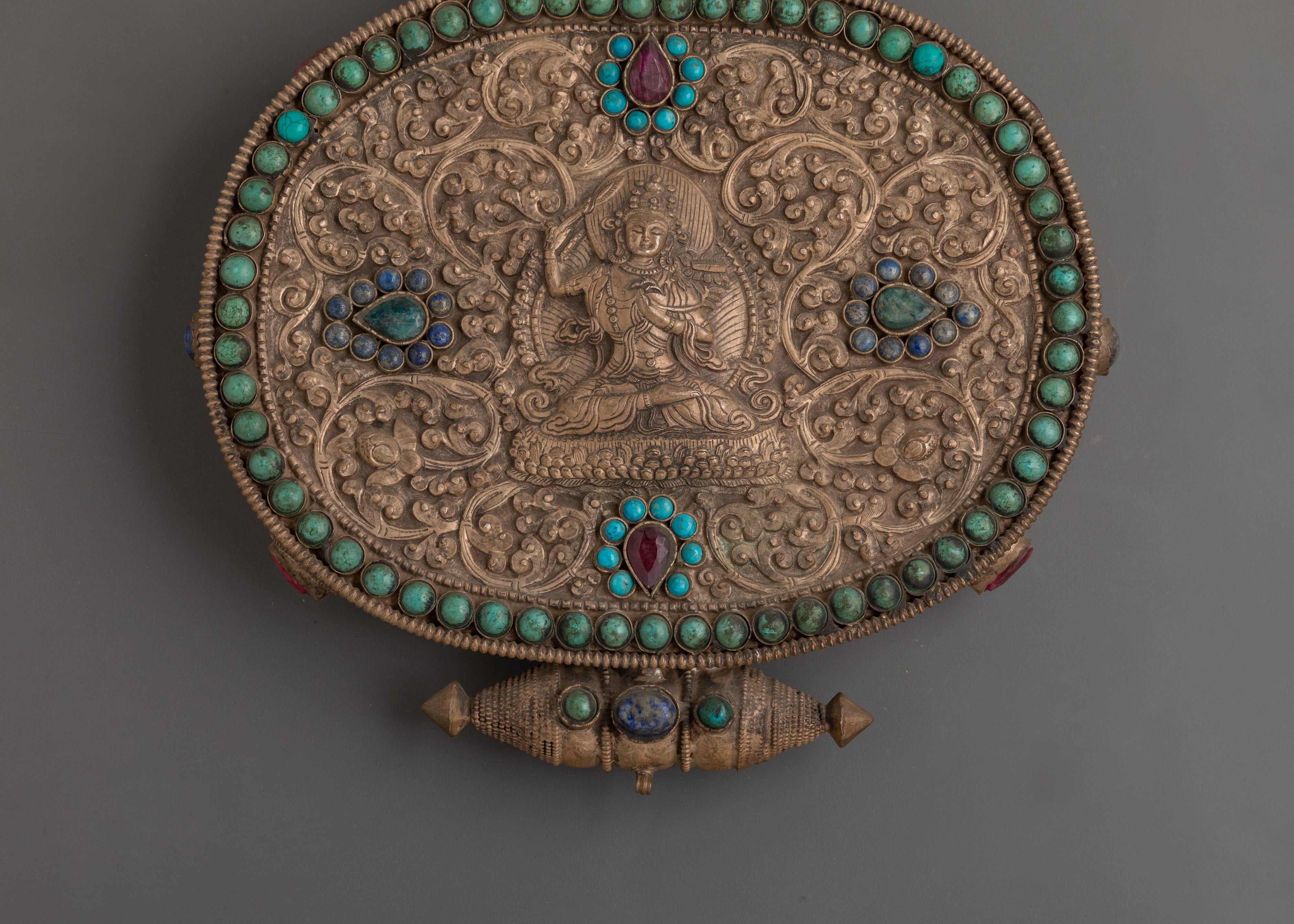 Tibetan Sacred Ghau Box | Traditional Tibetan Ghau Prayer Box