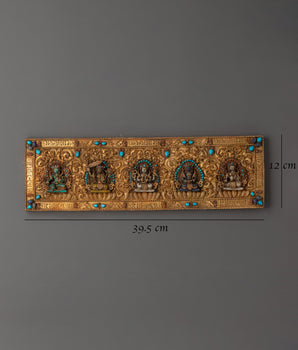 Tibetan Copper Book | For Elegant Display or Sacred Ornament