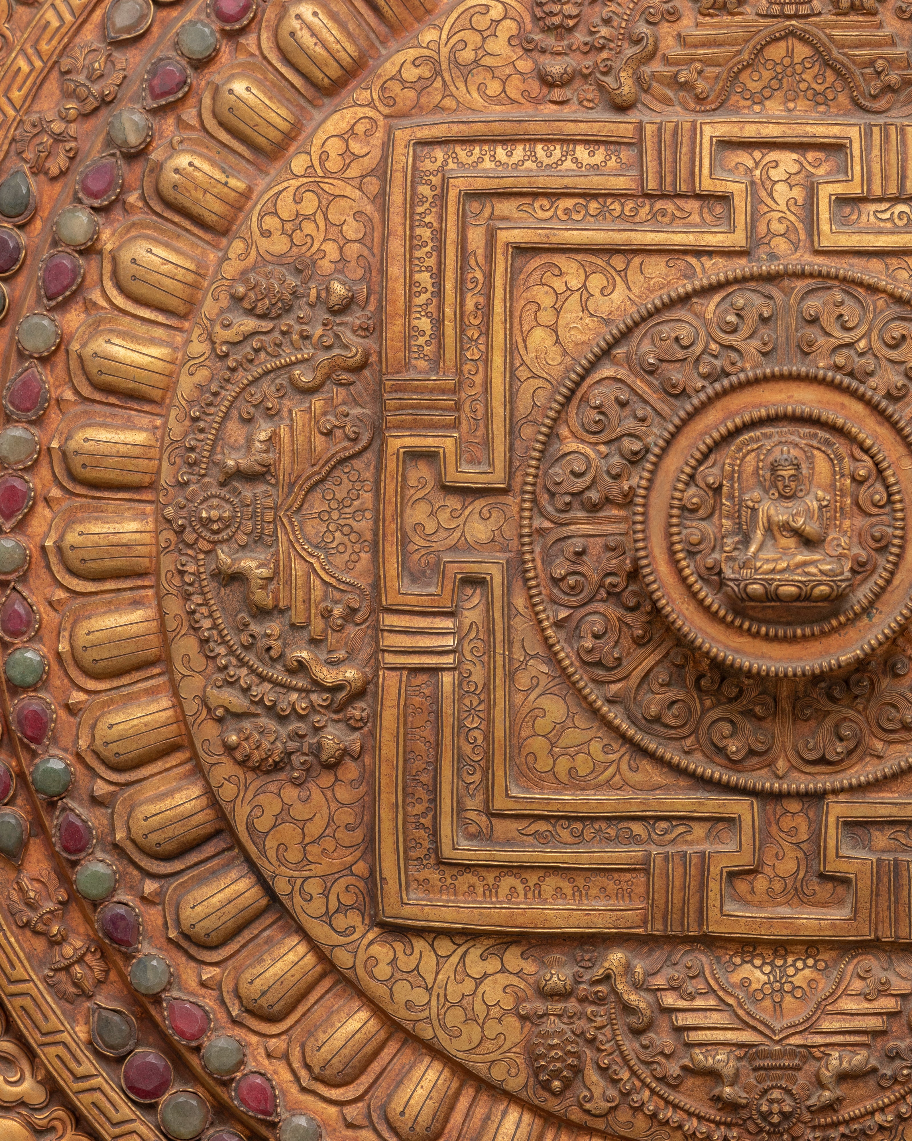 Gold-Plated Wall Hanging | For Sacred or Luxury Interiors