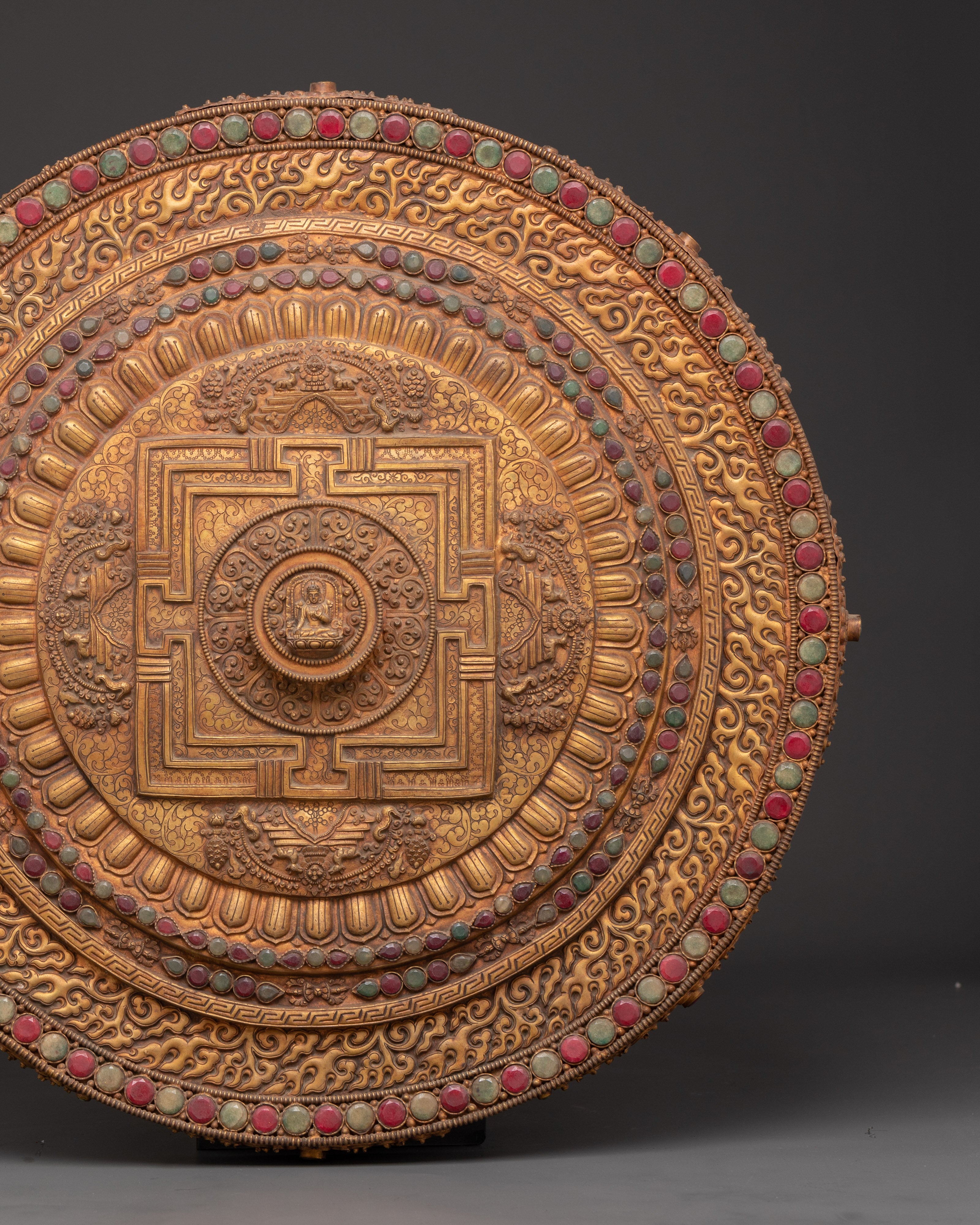Gold-Plated Wall Hanging | For Sacred or Luxury Interiors
