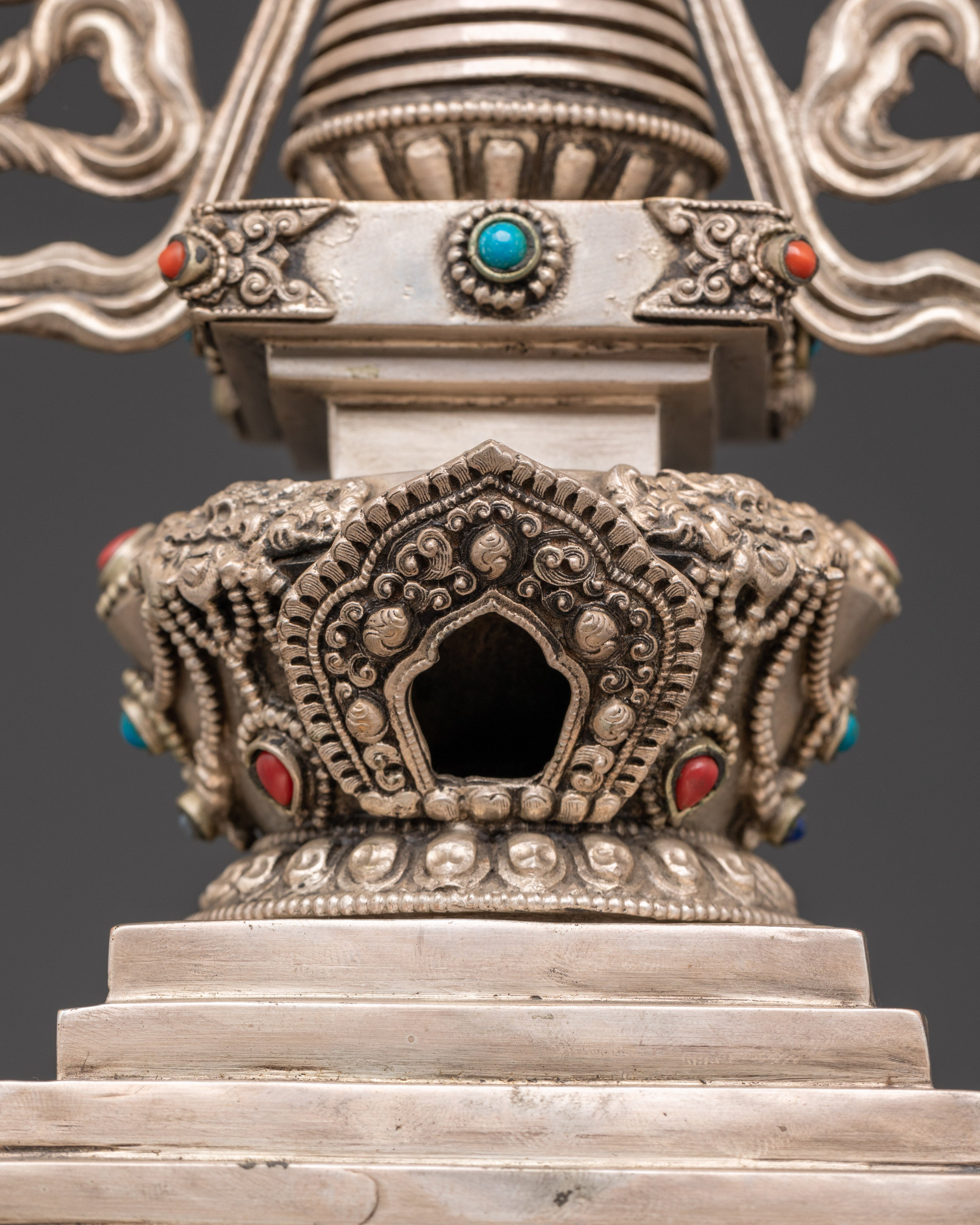 Stupa Tibetan Sacred Enlightenment Symbol | Spiritual Buddhist Shrine Statue