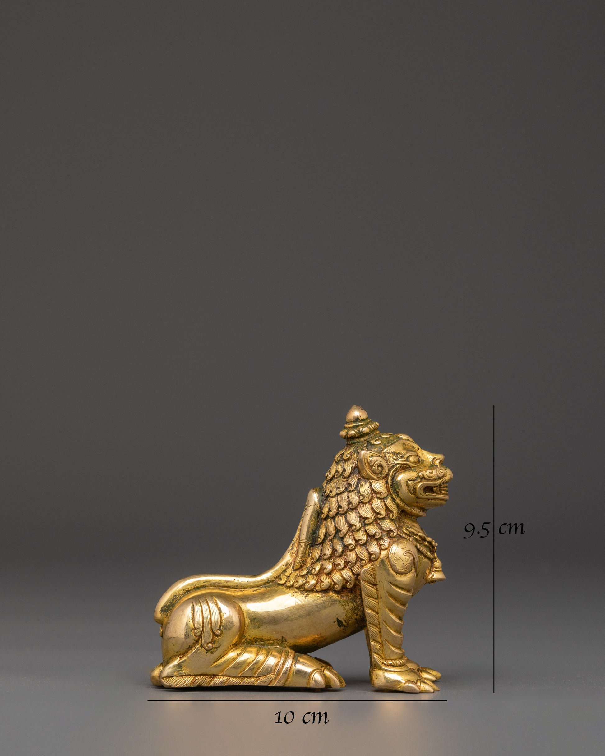 Handmade Lion Set Sculpture