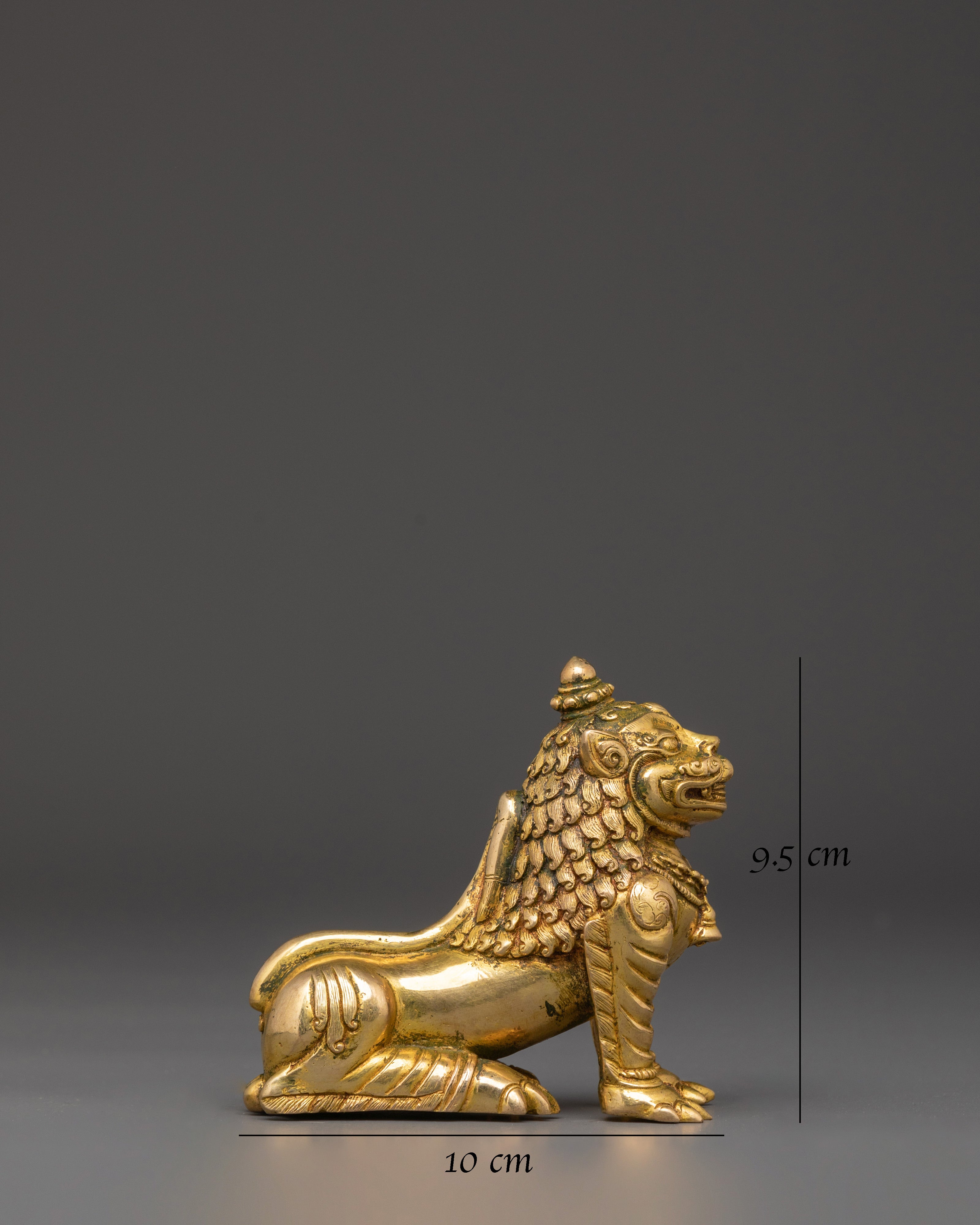 Handmade Lion Set Sculpture