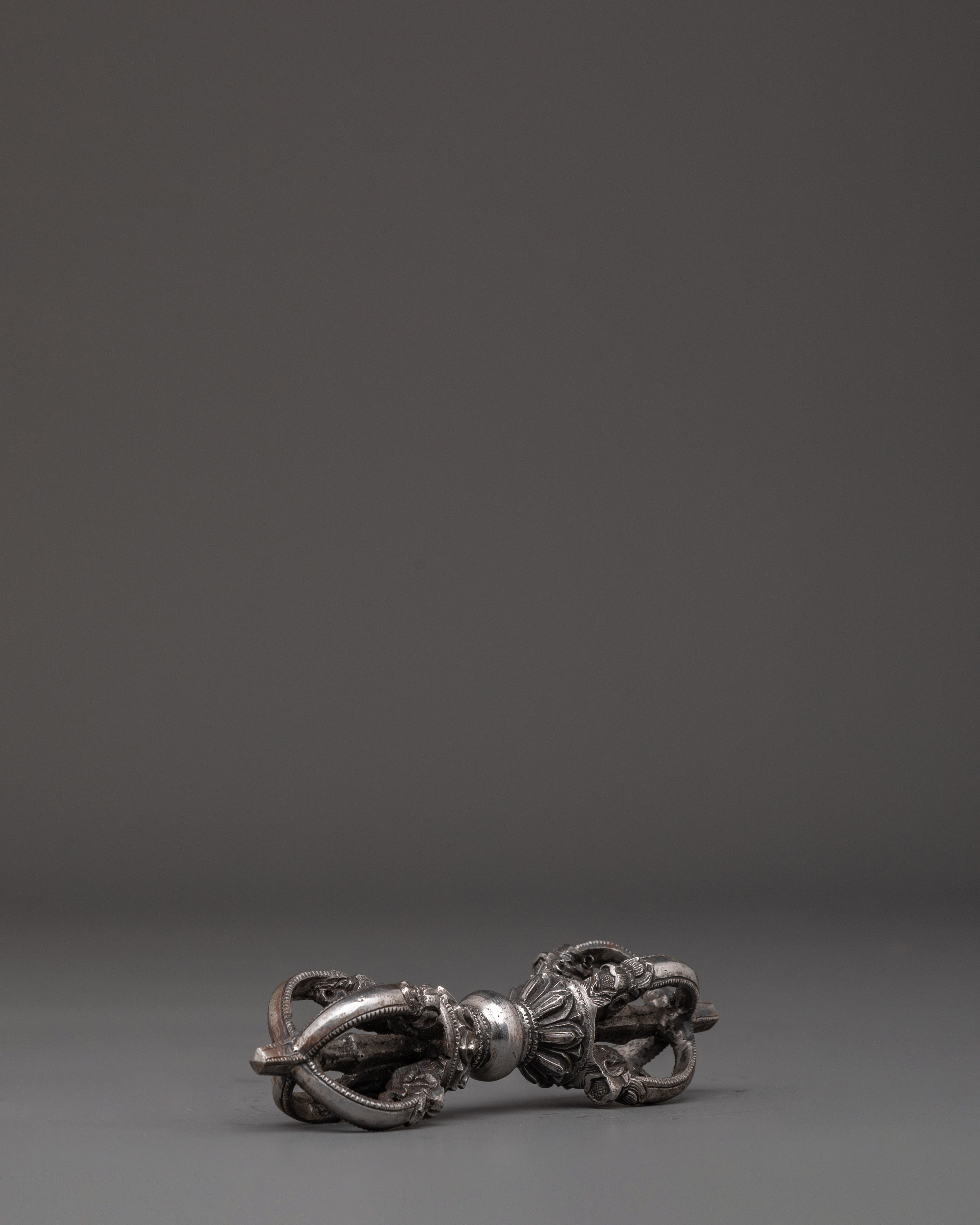 Handcrafted Tibetan Bell & Vajra Set | Ritual Bell and Sacred Vajra