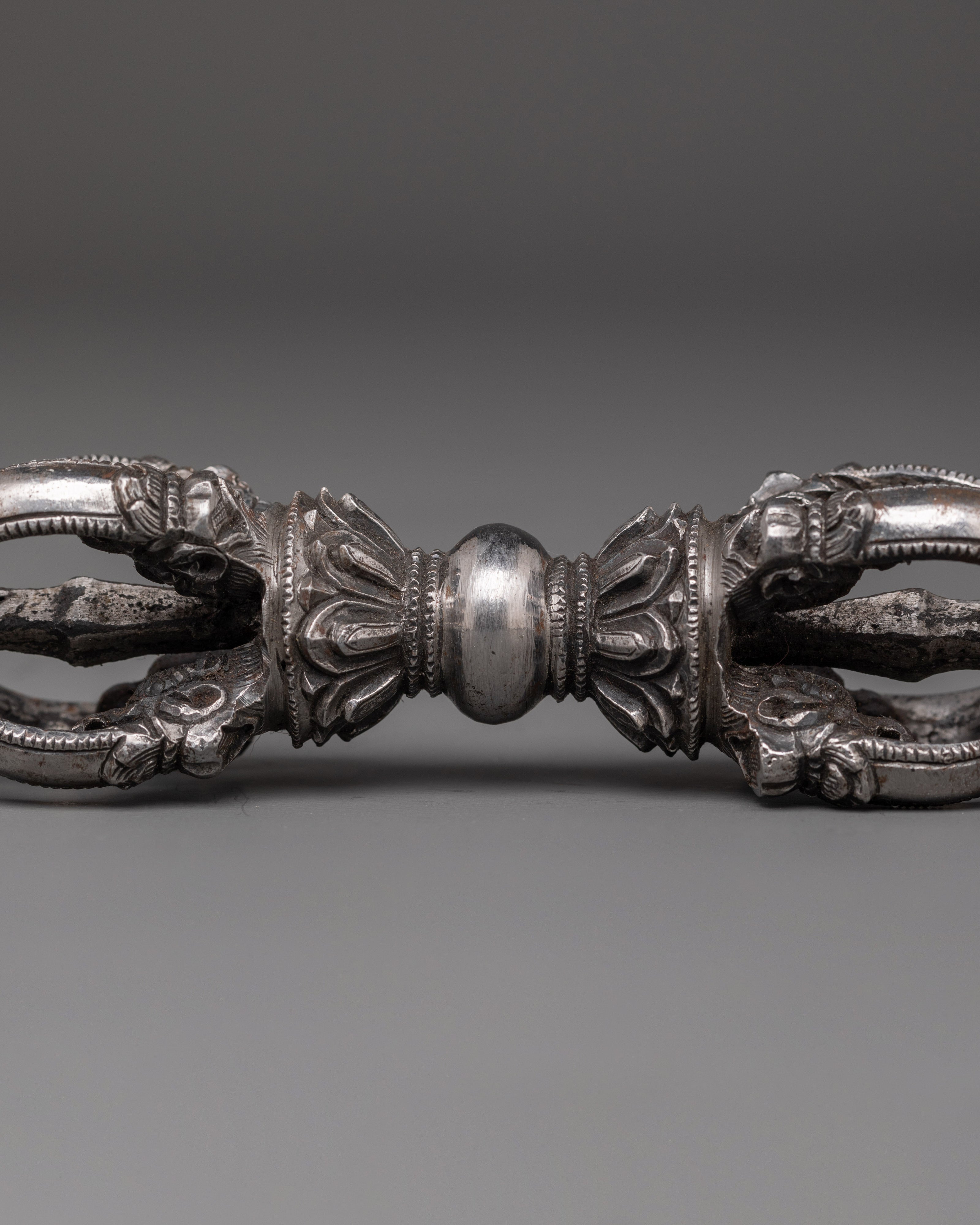 Handcrafted Tibetan Bell & Vajra Set | Ritual Bell and Sacred Vajra