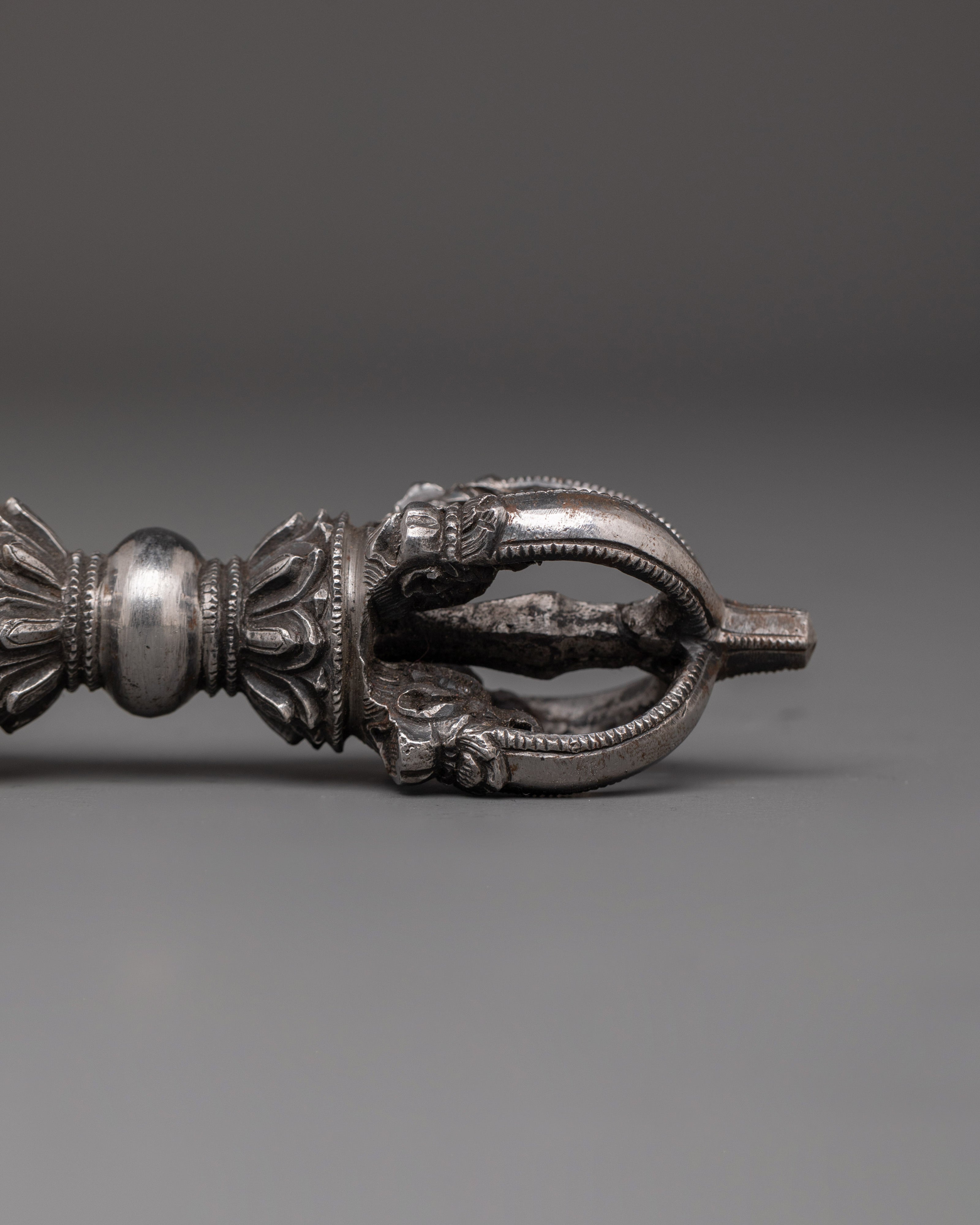 Handcrafted Tibetan Bell & Vajra Set | Ritual Bell and Sacred Vajra