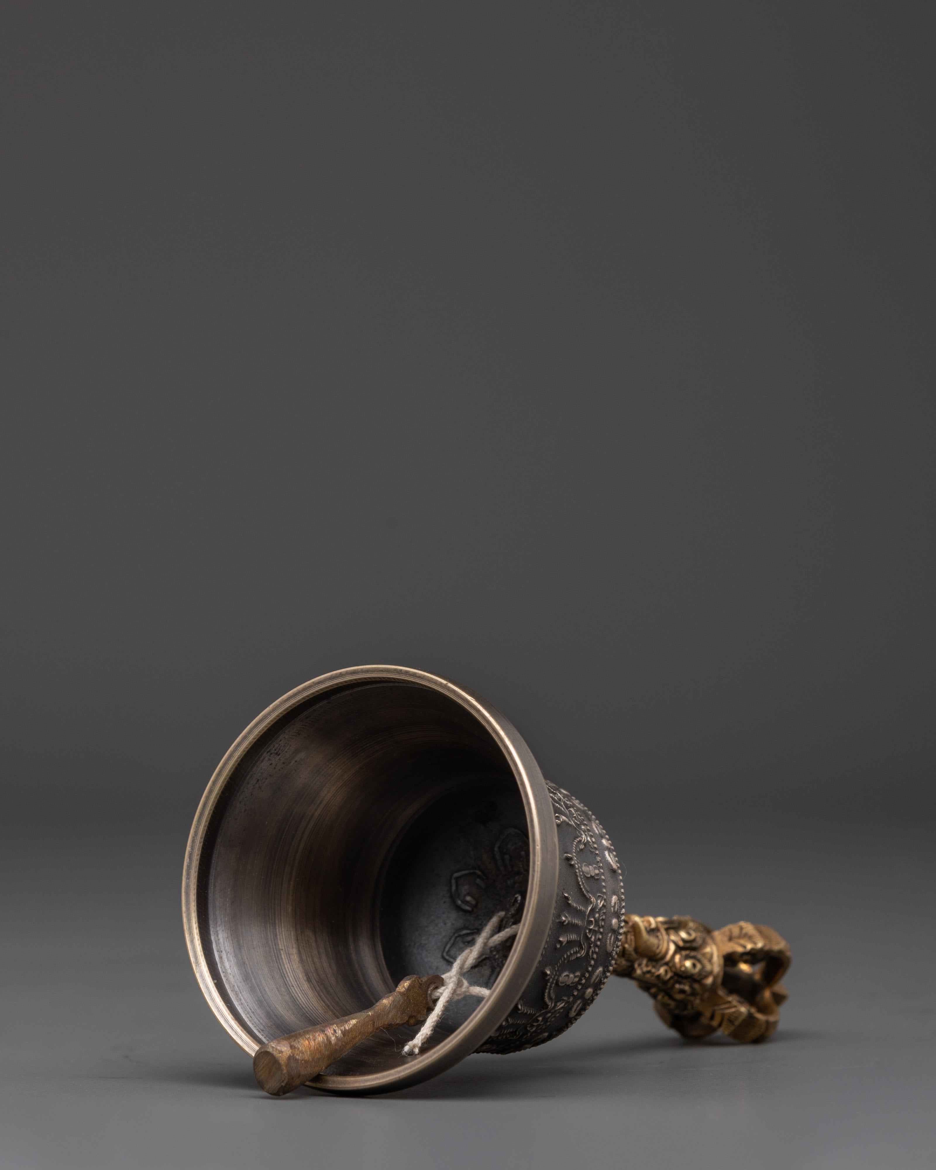 Brass Tibetan Bell & Vajra Set | Sacred Meditation Tools