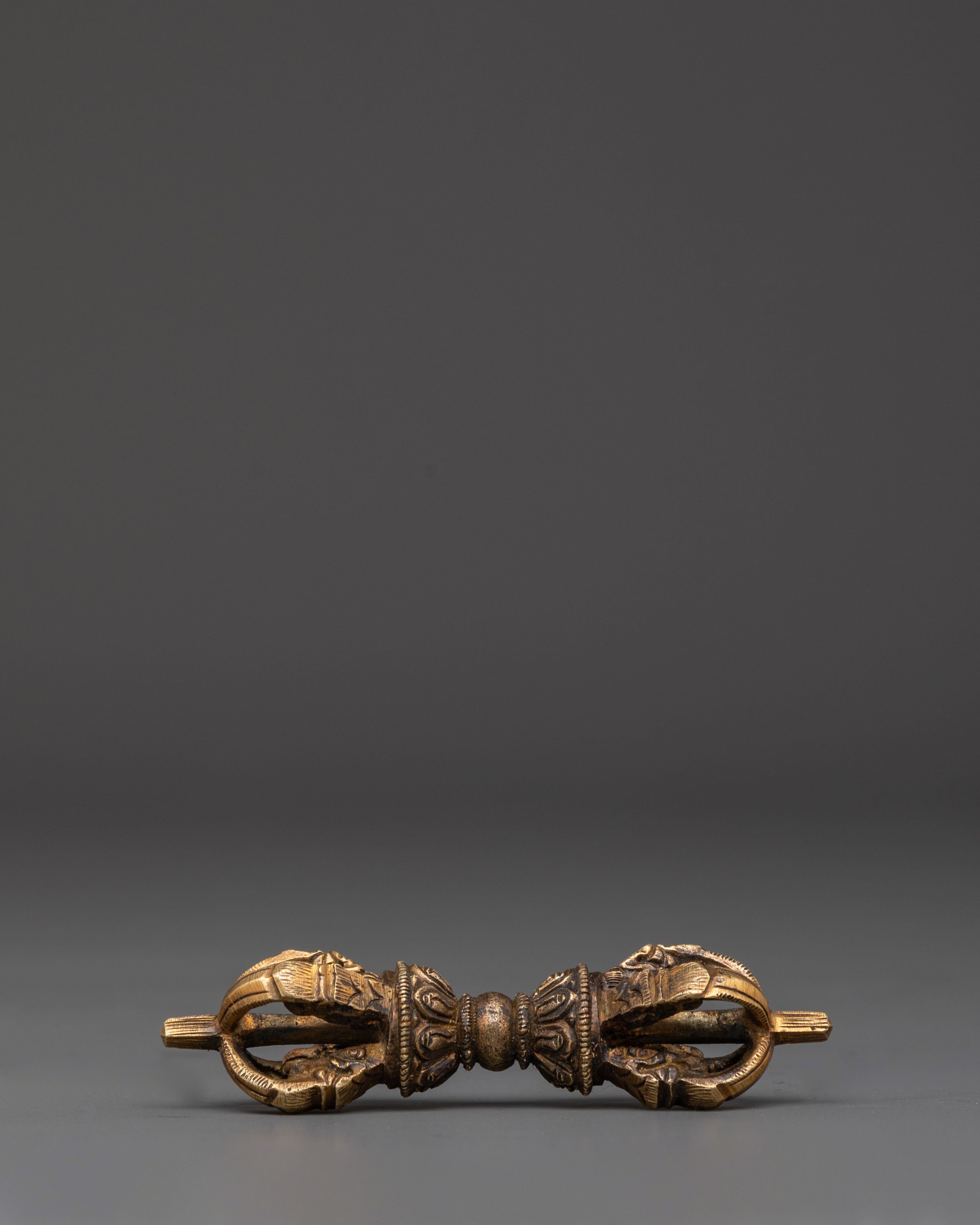 Brass Tibetan Bell & Vajra Set | Sacred Meditation Tools