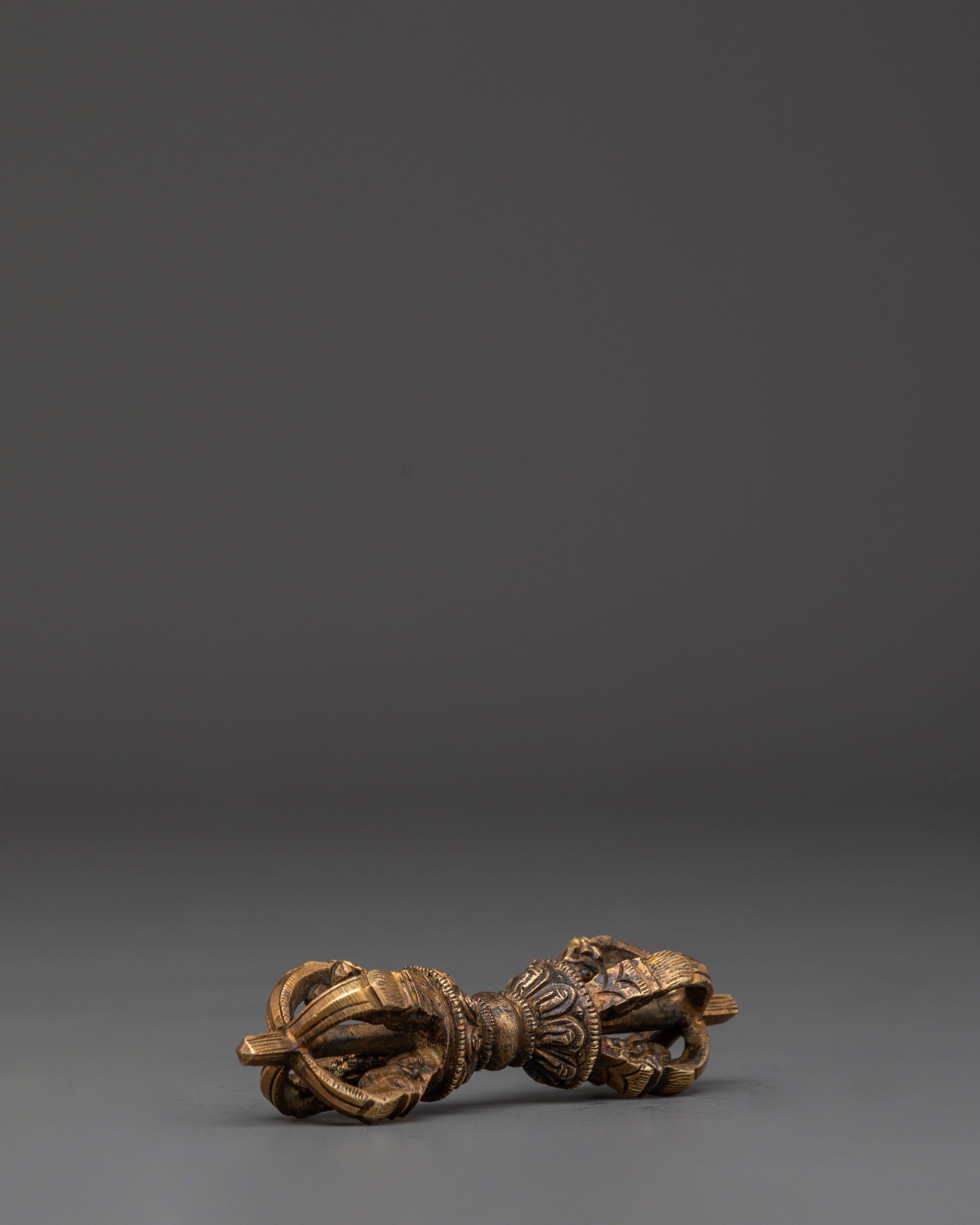 Brass Tibetan Bell & Vajra Set | Sacred Meditation Tools