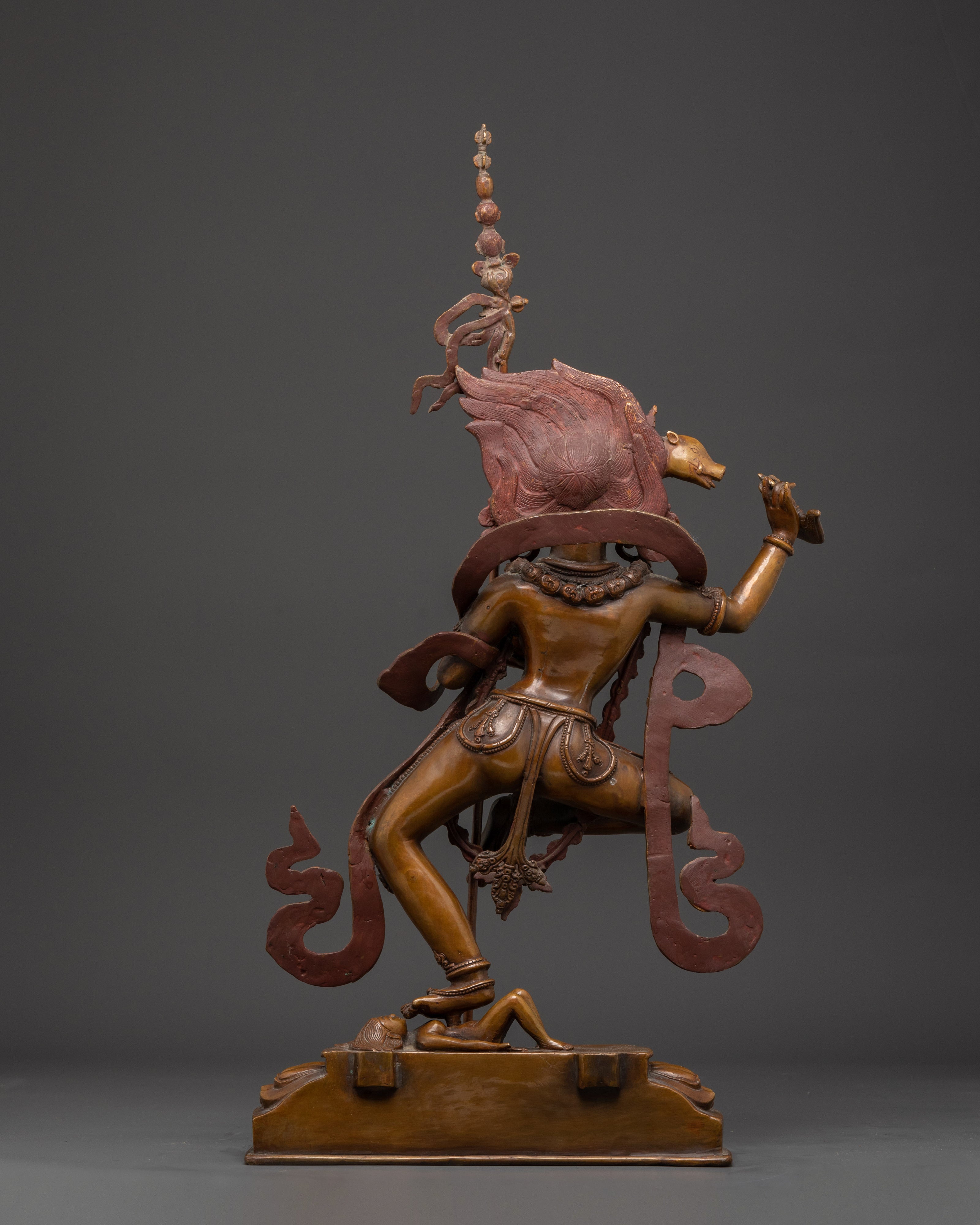 Dorje Phagmo Wrathful Deity Statue | Symbol of Resilience and Spiritual Strength
