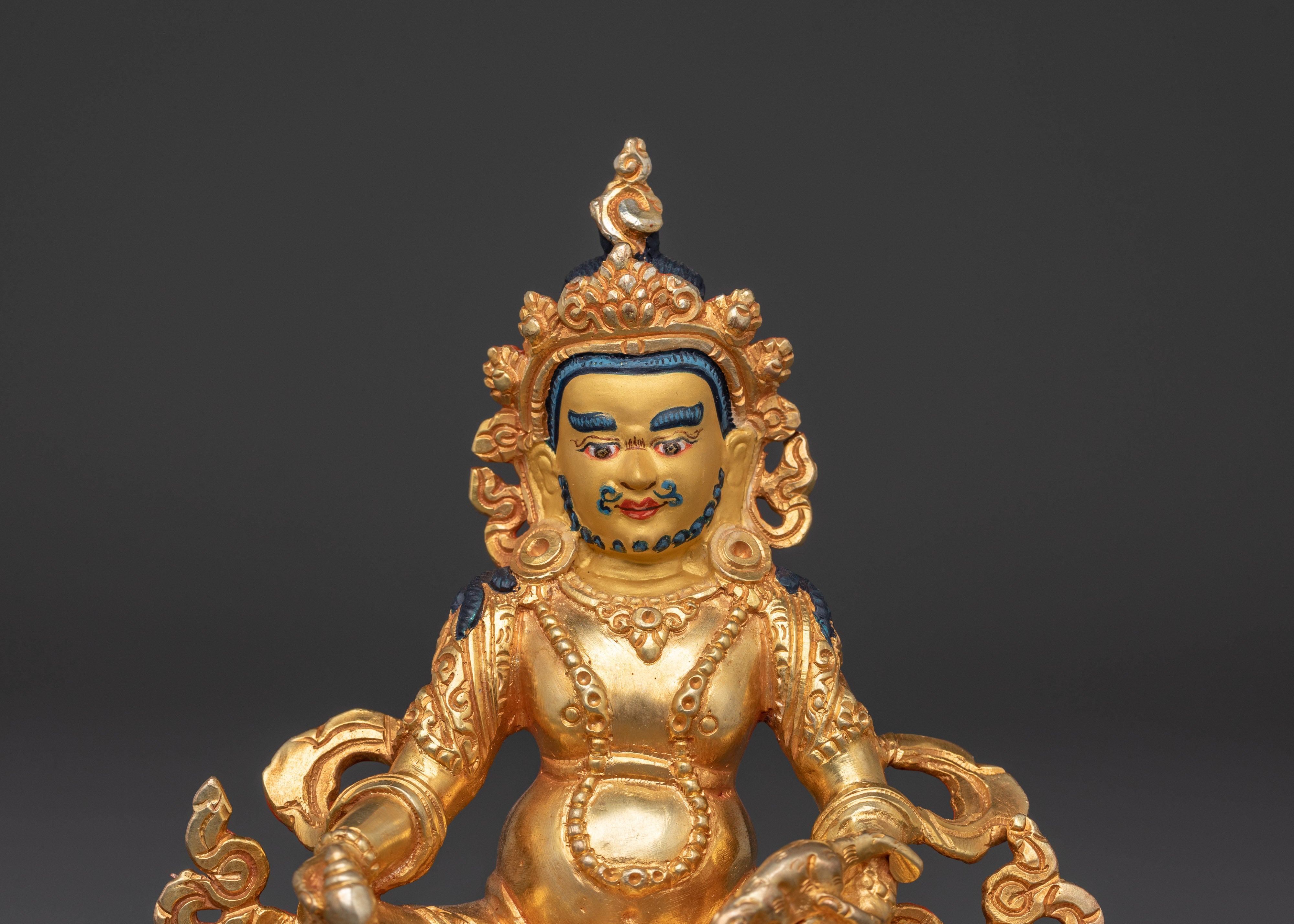Handcrafted Dzambhala Statue | Tibetan Buddhist Wealth Deity