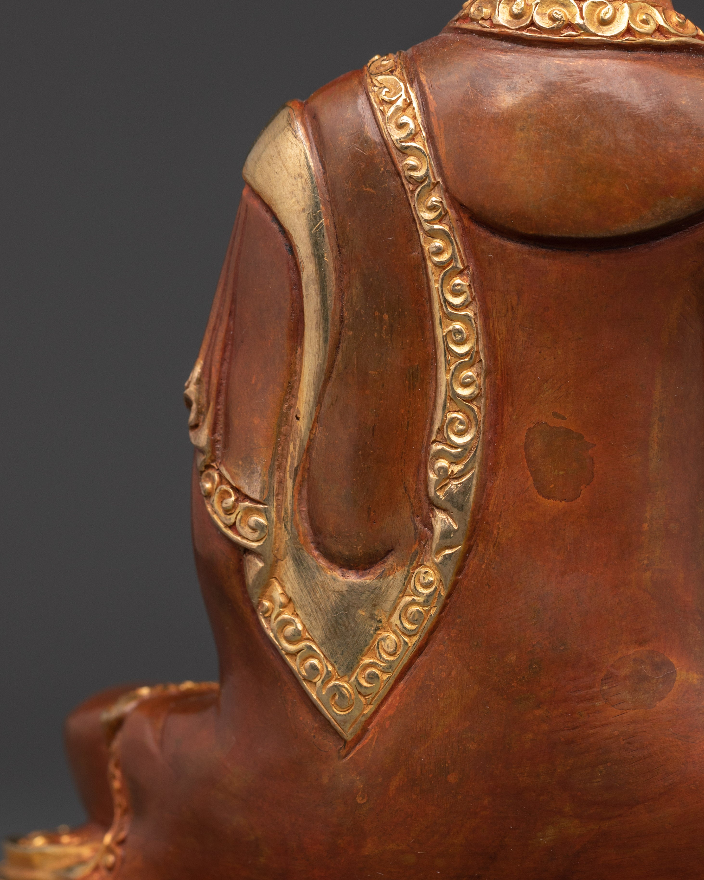 Himalayan Amitabha Buddha Statue | Copper Body with Gold Plating
