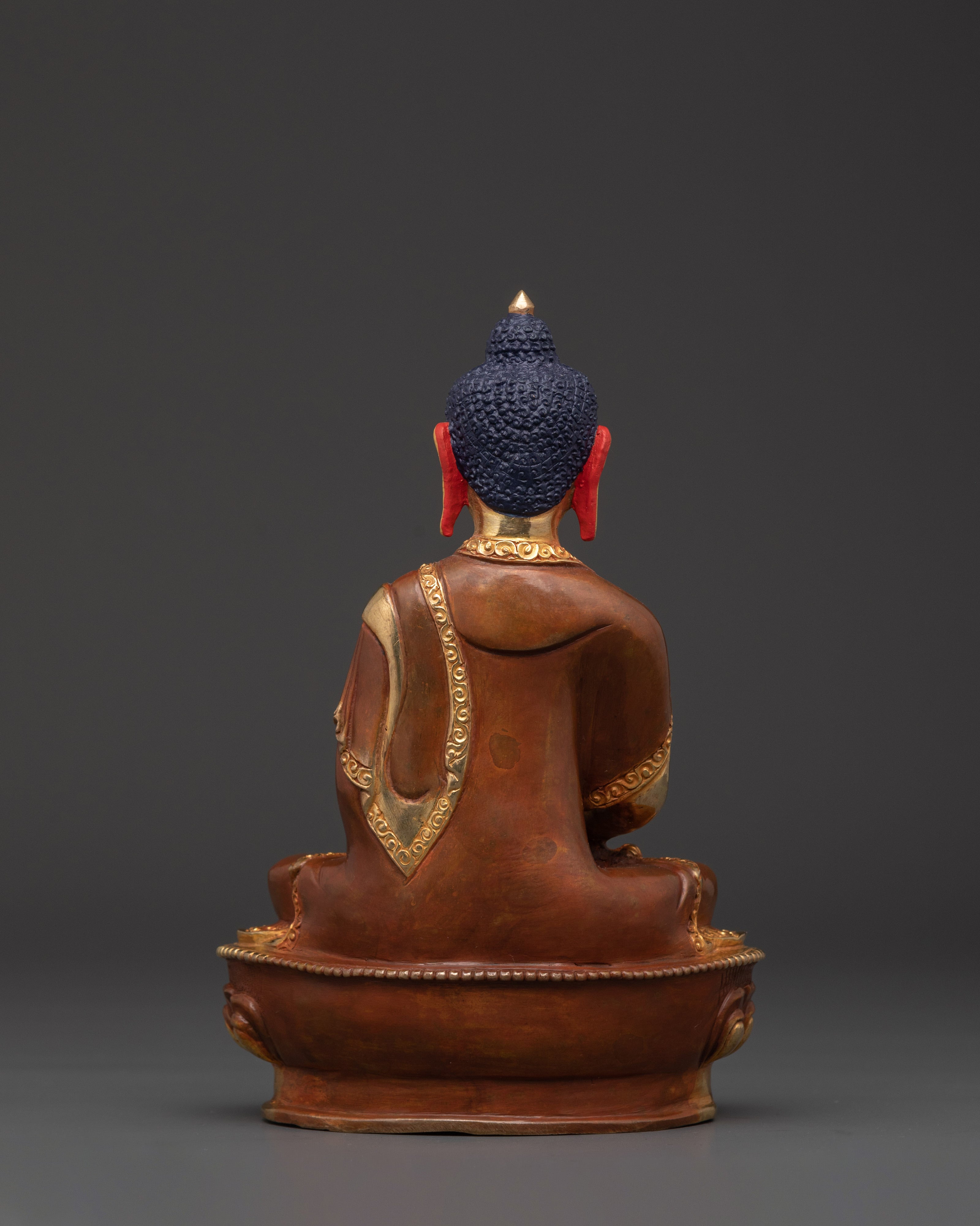 Himalayan Amitabha Buddha Statue | Copper Body with Gold Plating