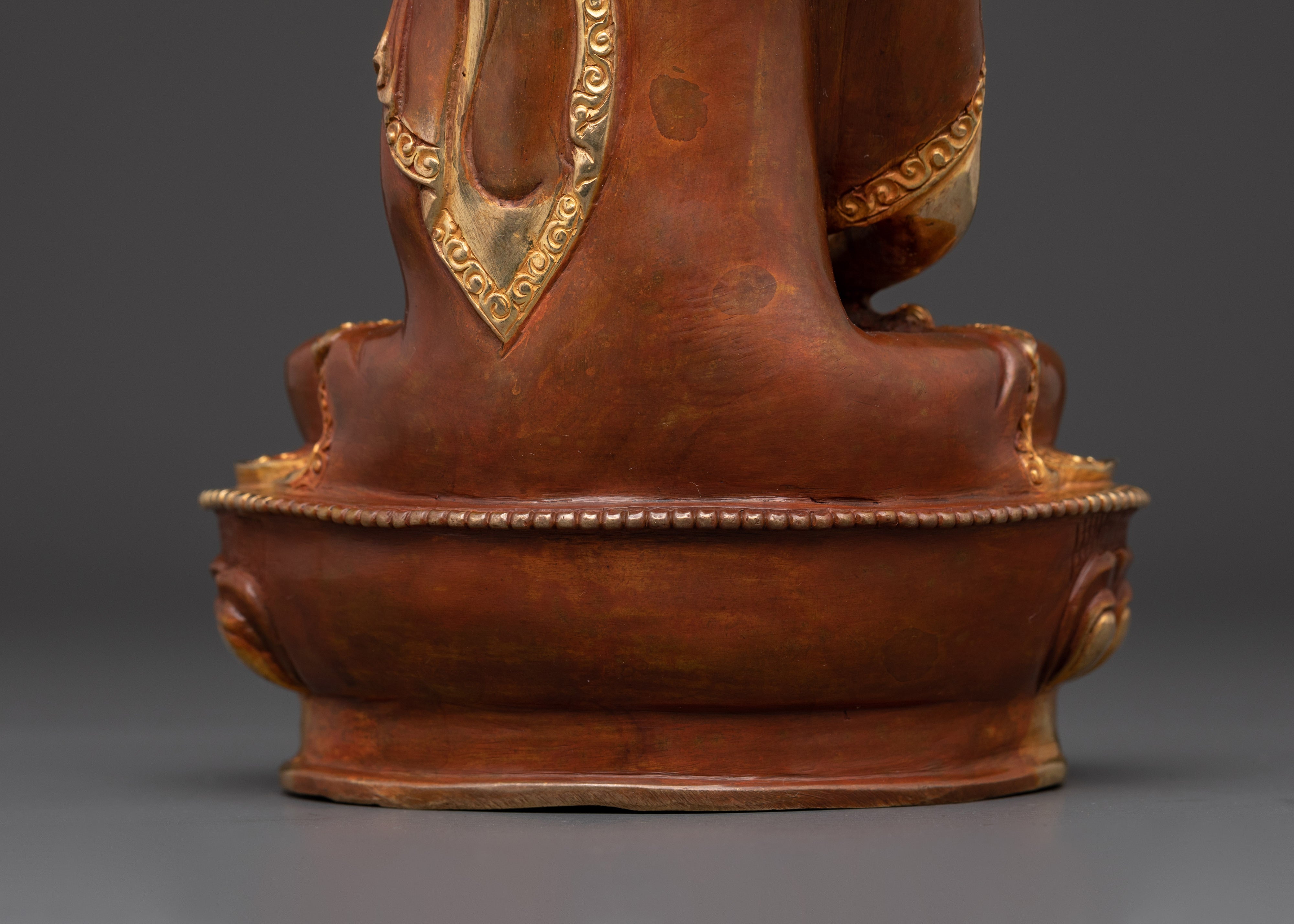 Himalayan Amitabha Buddha Statue | Copper Body with Gold Plating