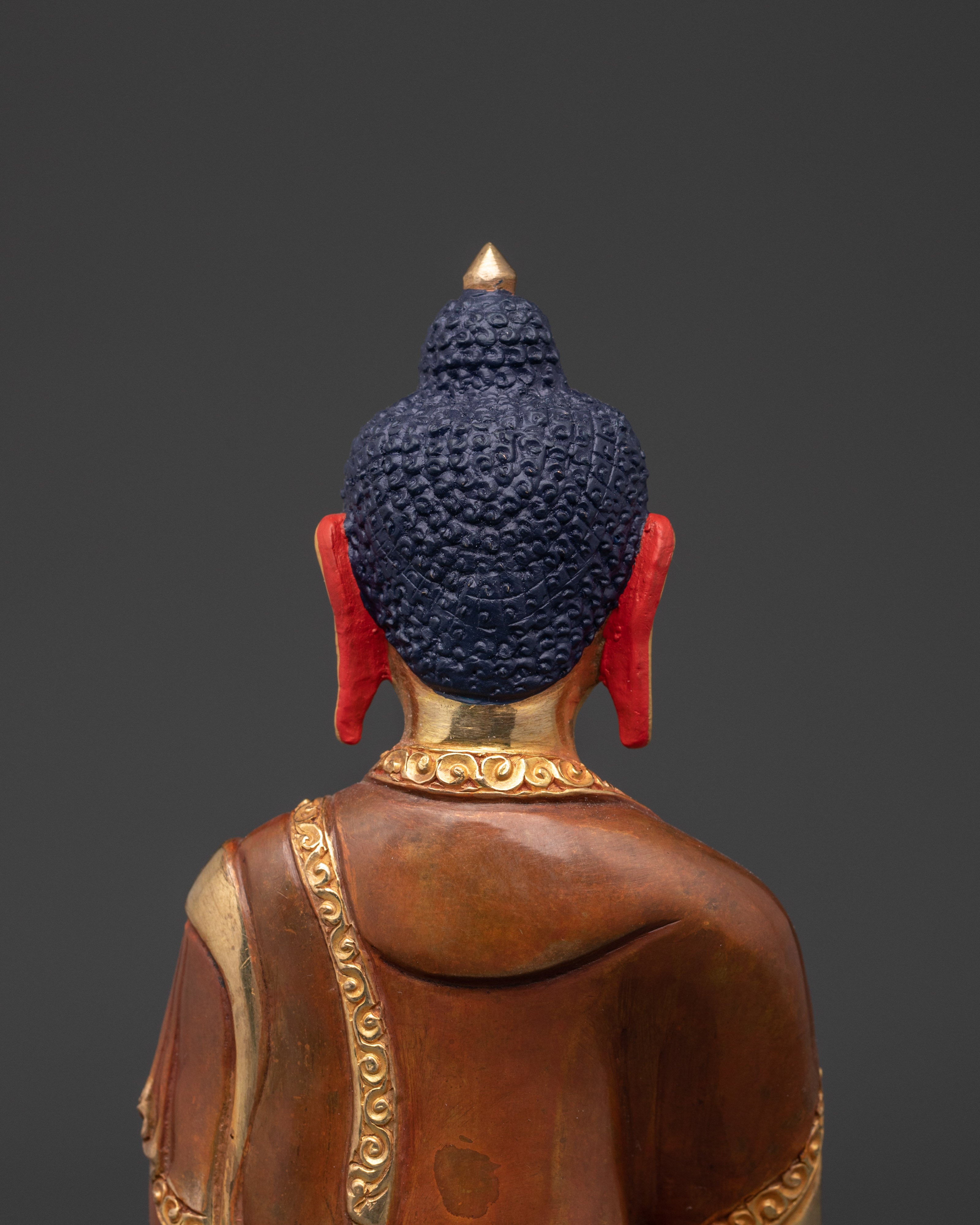 Himalayan Amitabha Buddha Statue | Copper Body with Gold Plating