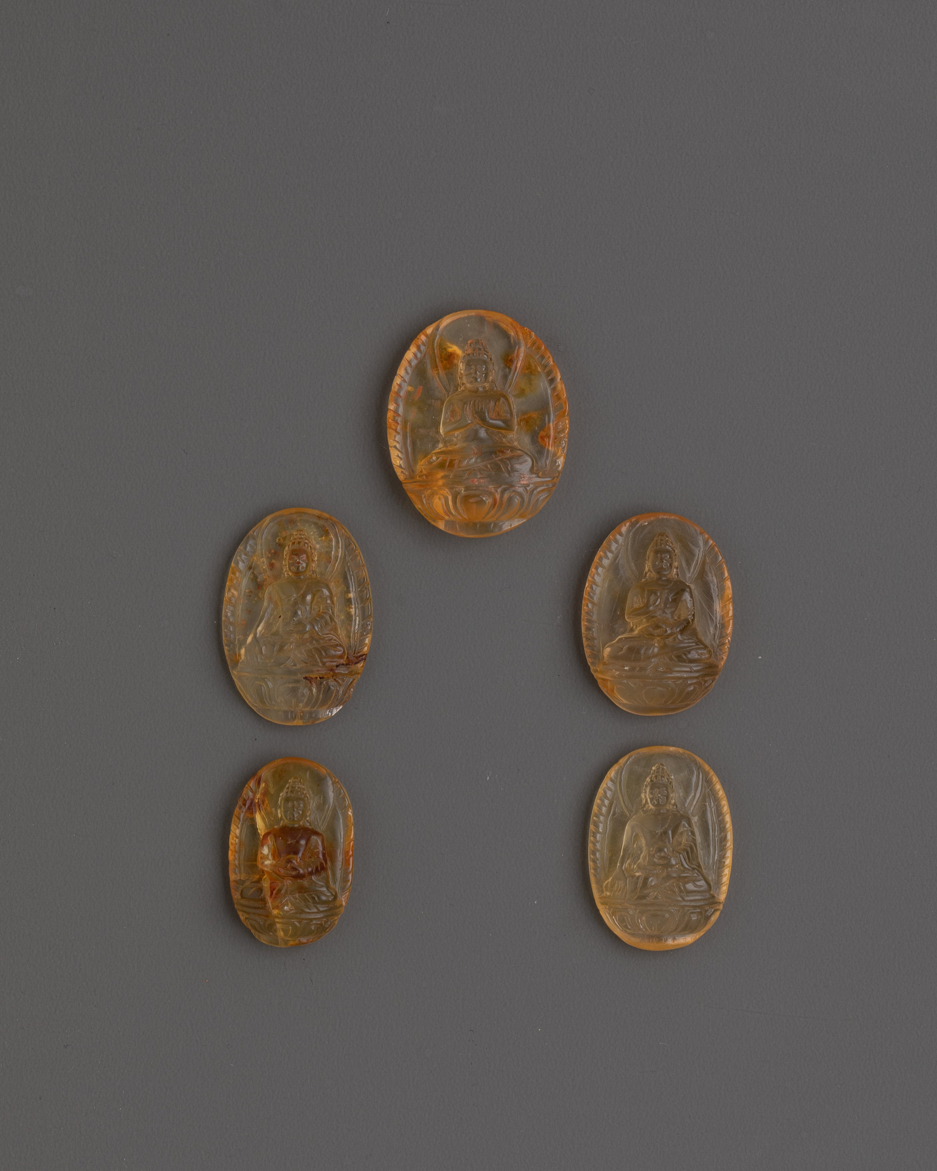 Sacred Five (Pancha) Buddha Set | Representing the Five Dhyani Buddhas