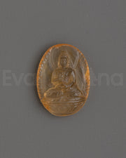 Amogasiddhi Buddha Amber Statue 