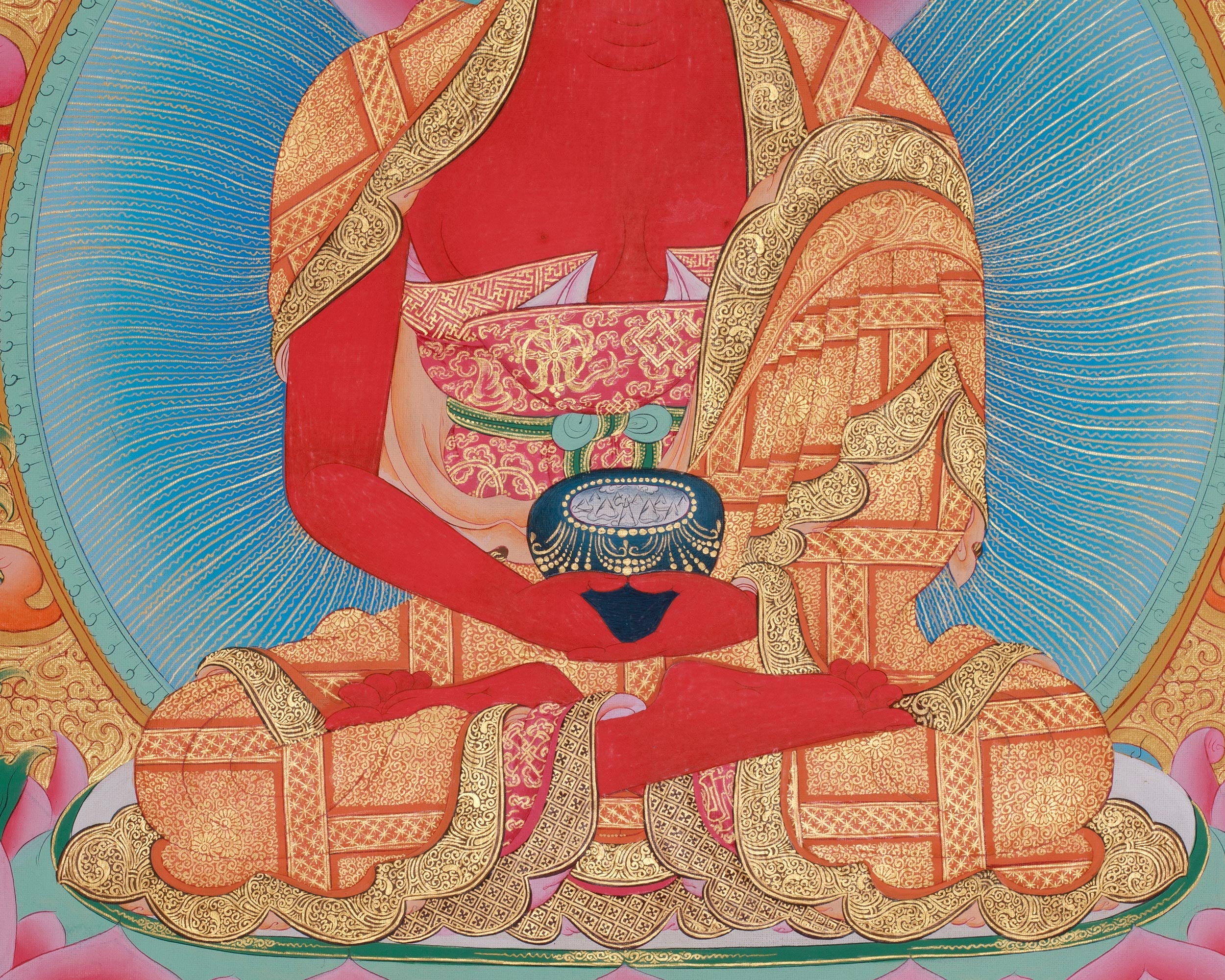 Traditional Amitabha Buddha Art | Boundless Compassion | Meditation Altar