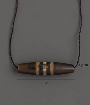 Black and White Chong Dzi Locket | Spiritual Healing Amulet for Protection