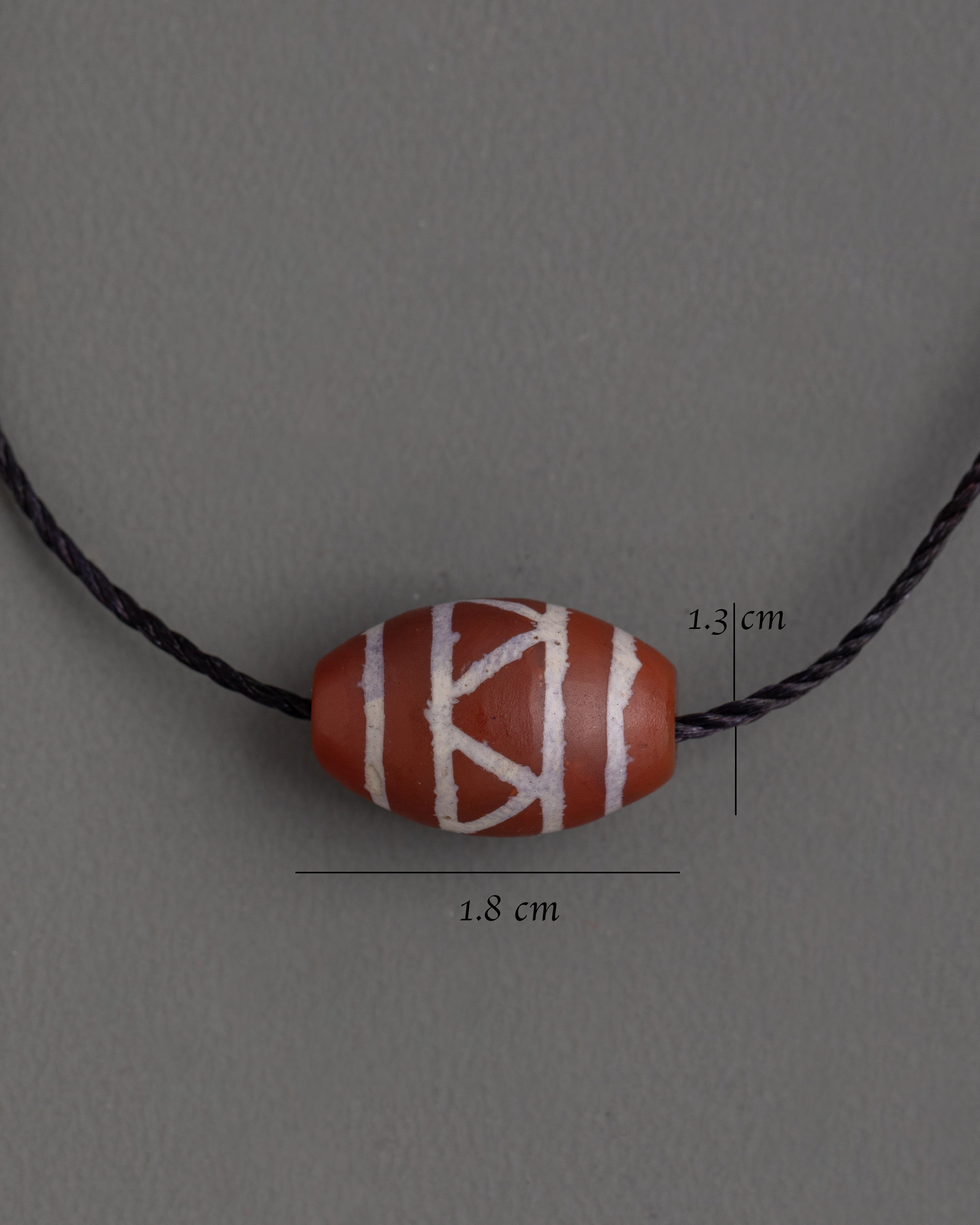Himalayan Chong Dzi Bead Pendant | Sacred Spiritual Amulet for Protection