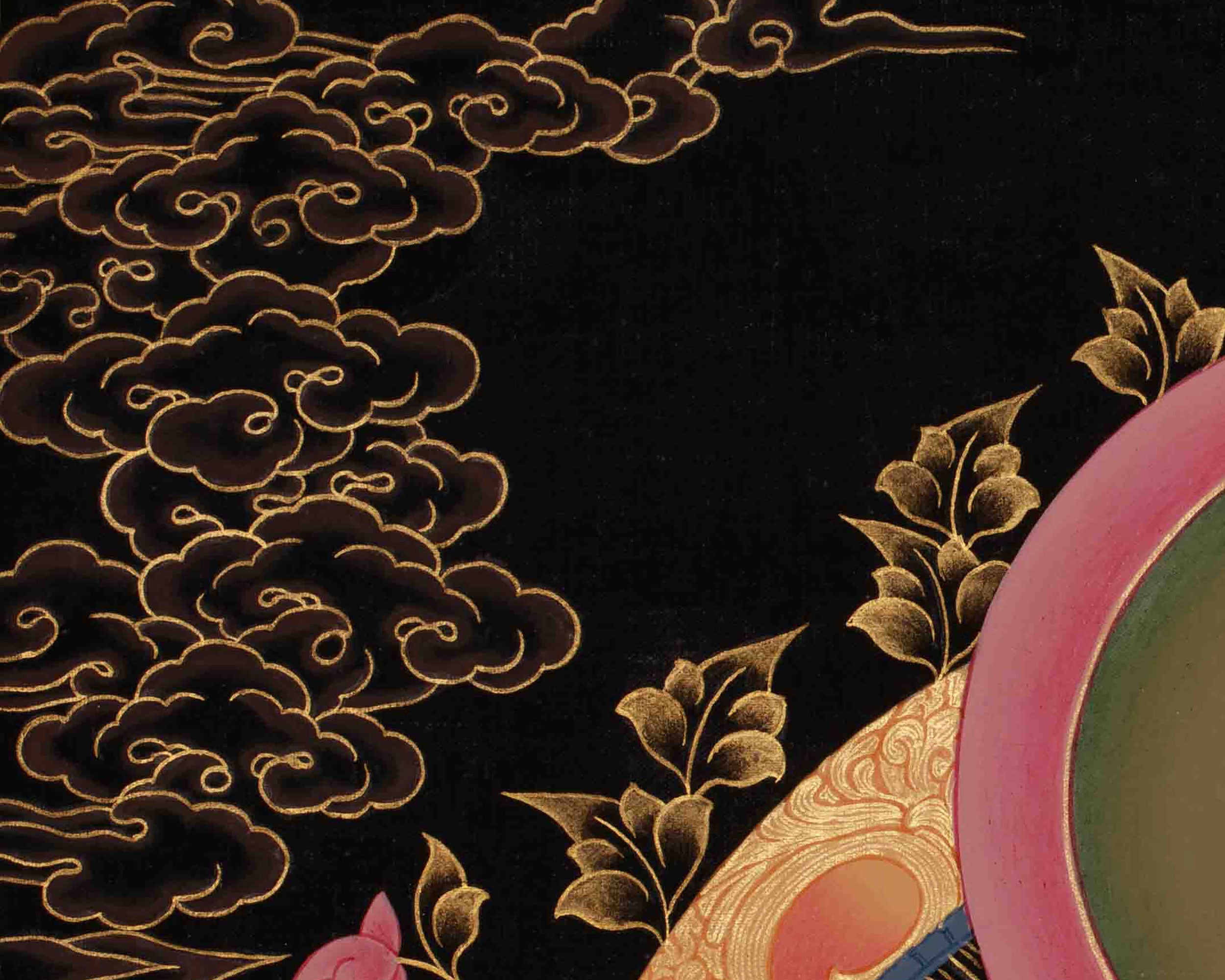 Himalayan Amitabha Buddha Art | Radiating Boundless Light and Serenity