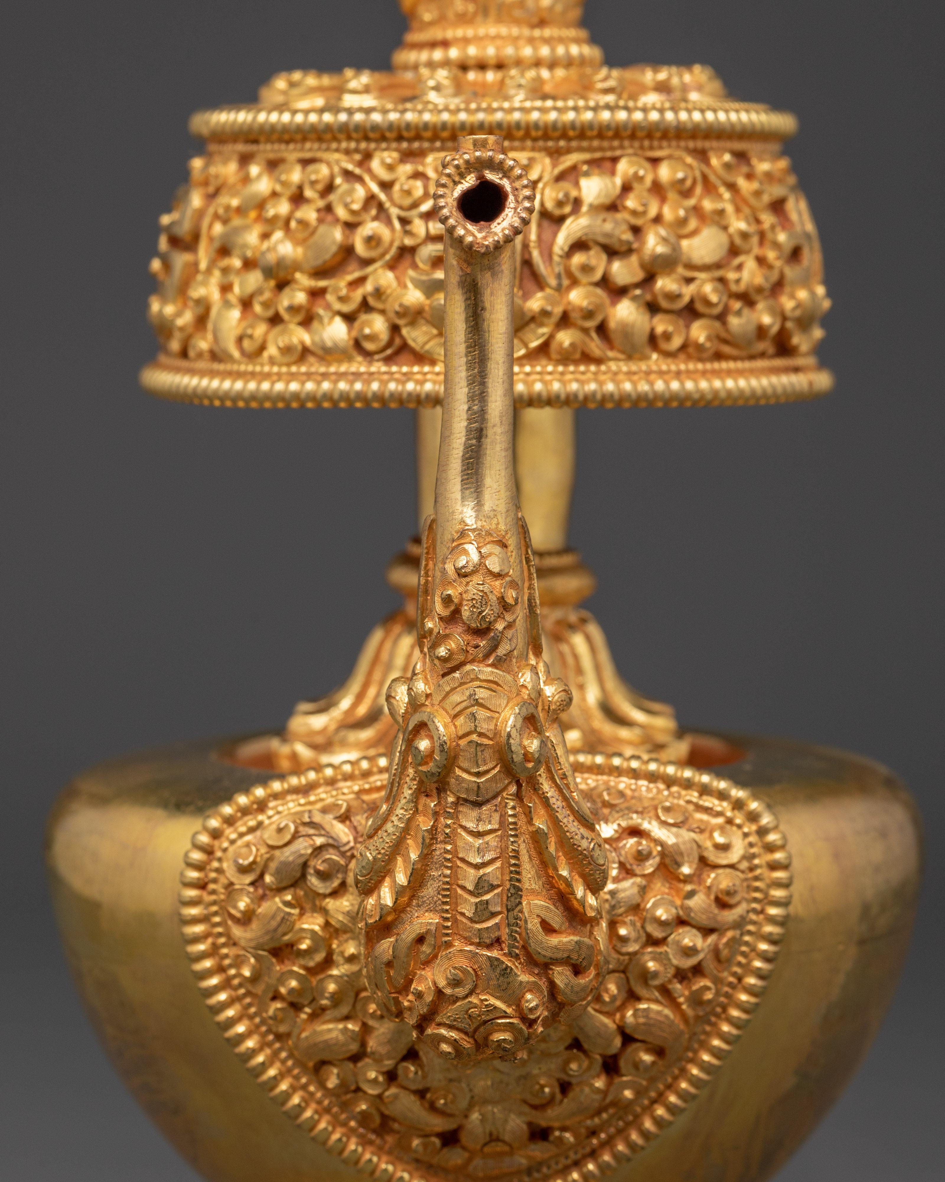 Copper Ritual Bhumba Set for Tibetan Buddhist Altar