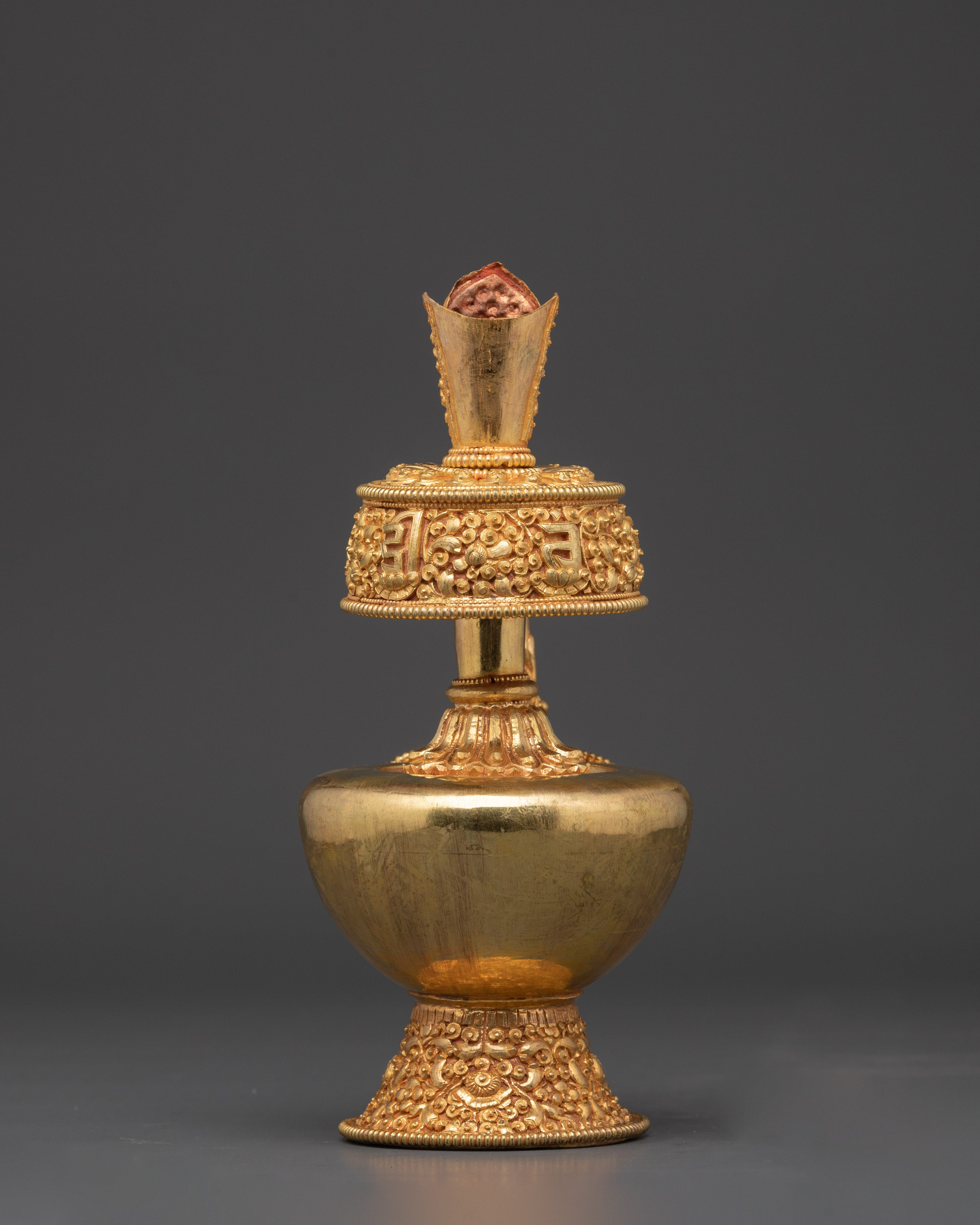 Copper Ritual Bhumba Set for Tibetan Buddhist Altar