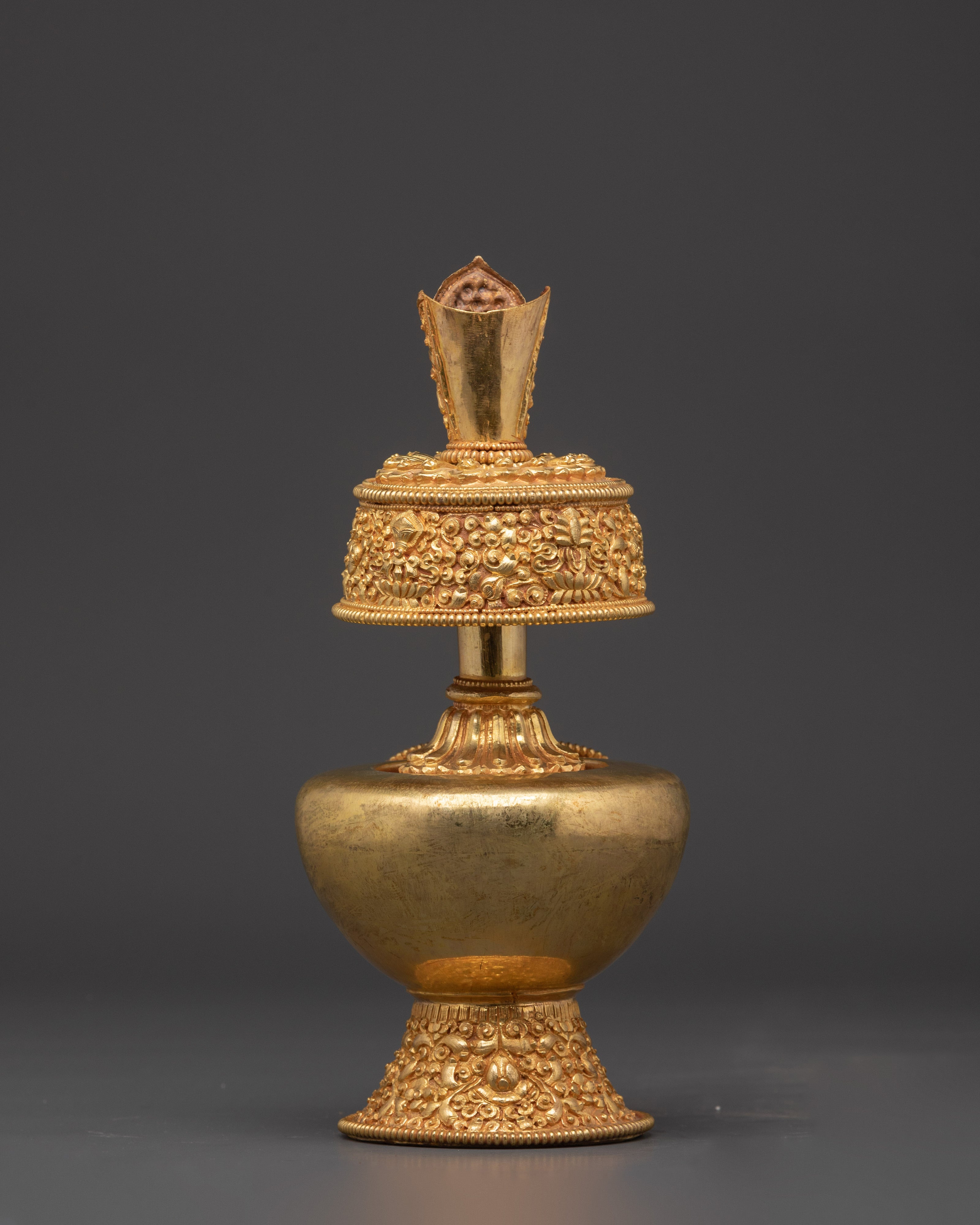 Copper Ritual Bhumba Set for Tibetan Buddhist Altar