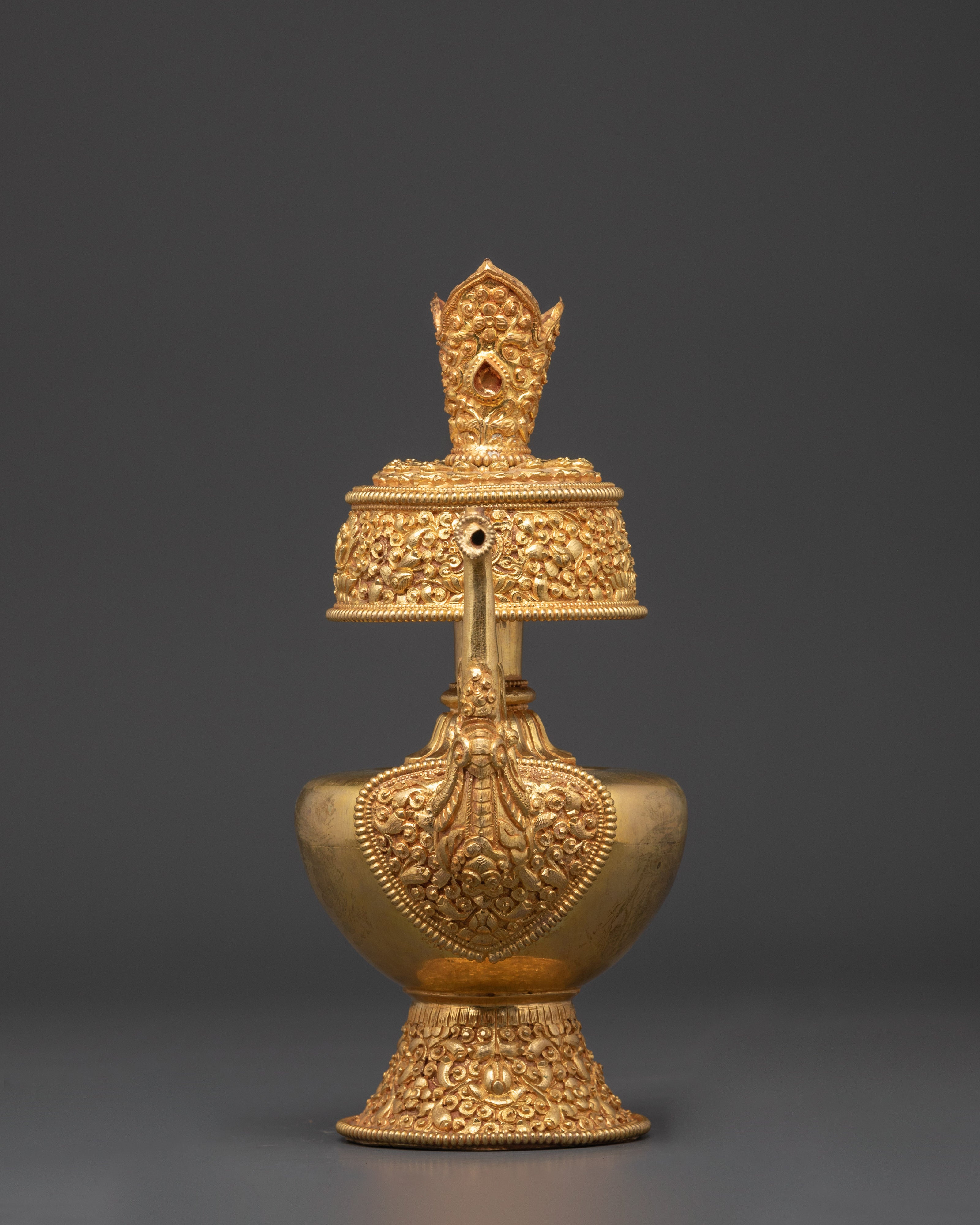 Copper Ritual Bhumba Set for Tibetan Buddhist Altar