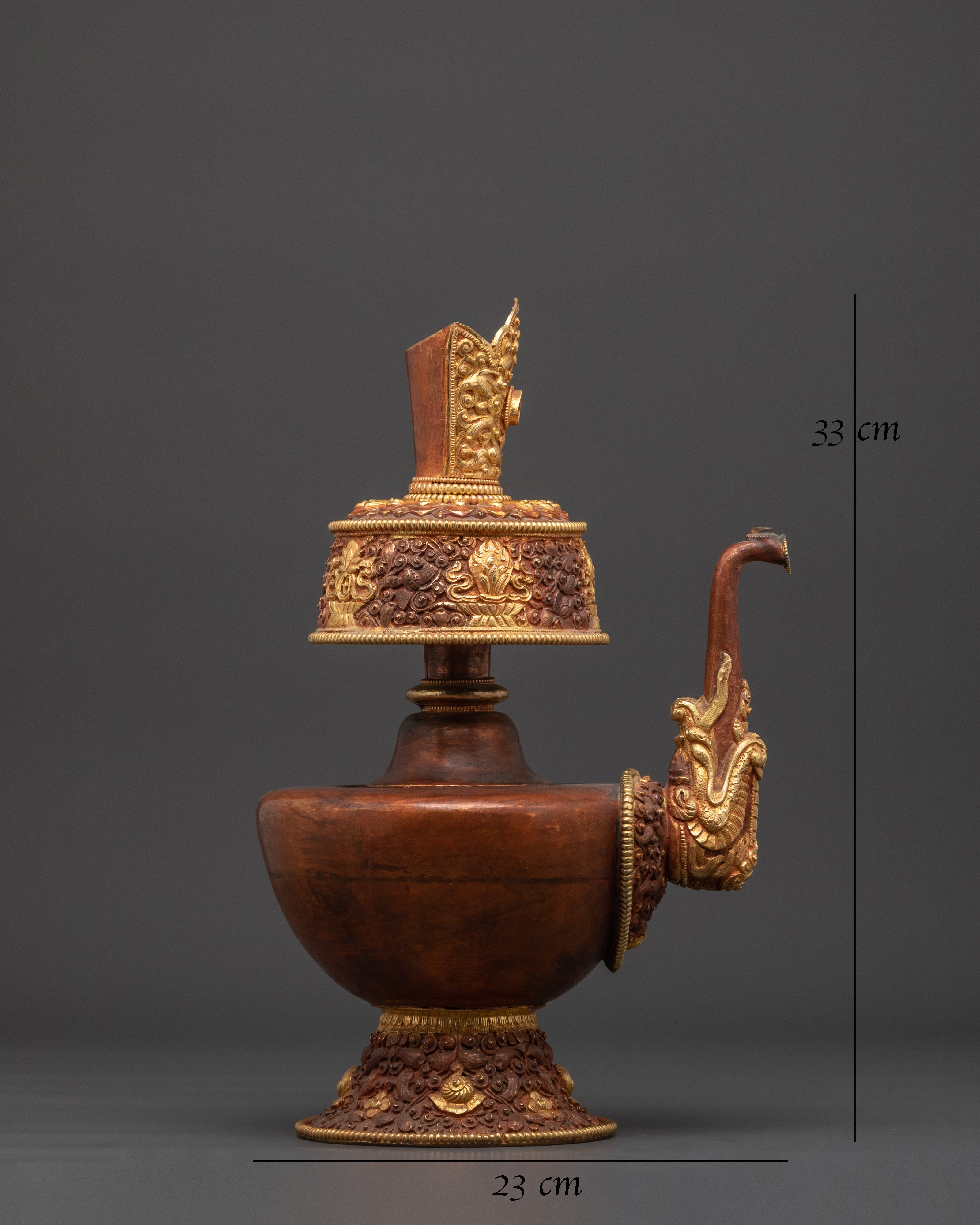 Tibetan Spiritual Offering Bhumba Ritual Vessel | Sacred Altar Decor