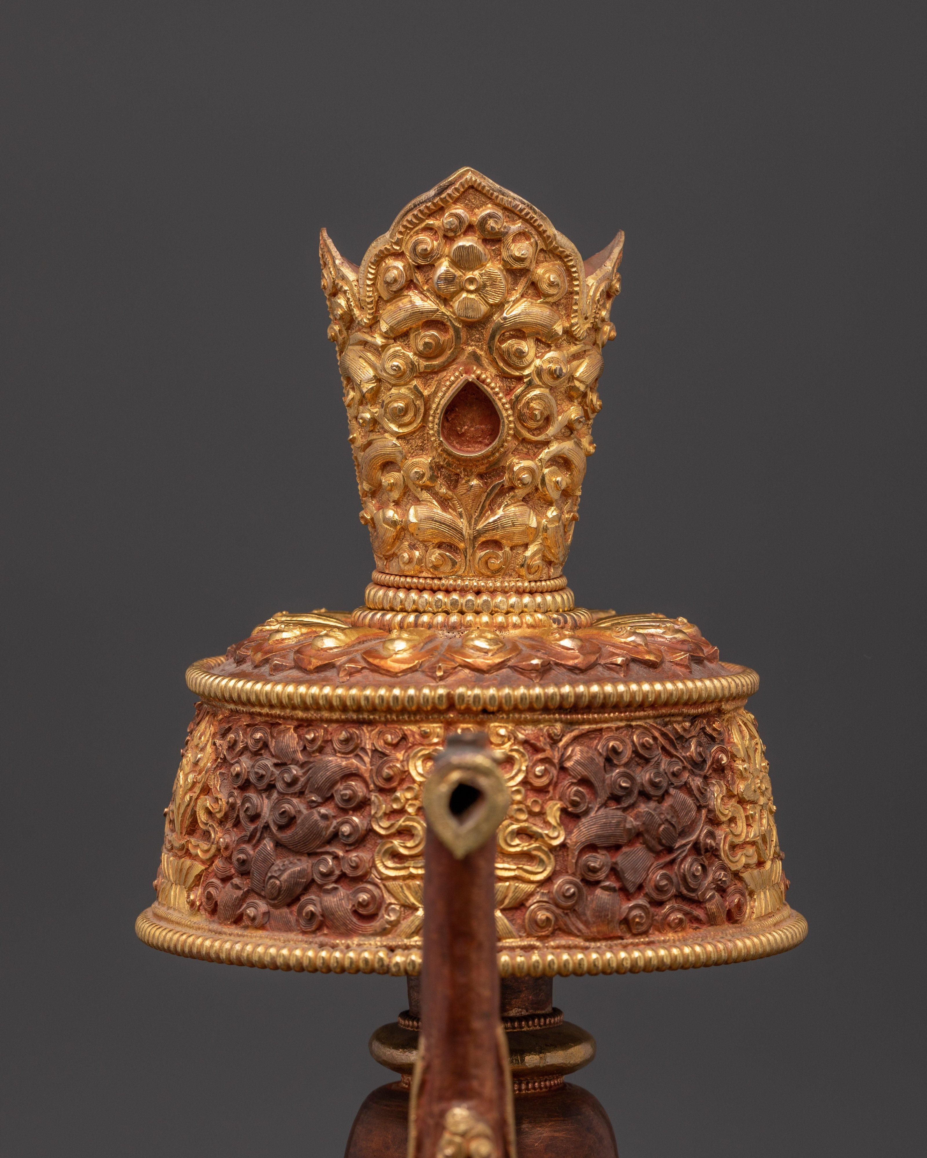 Tibetan Spiritual Offering Bhumba Ritual Vessel | Sacred Altar Decor
